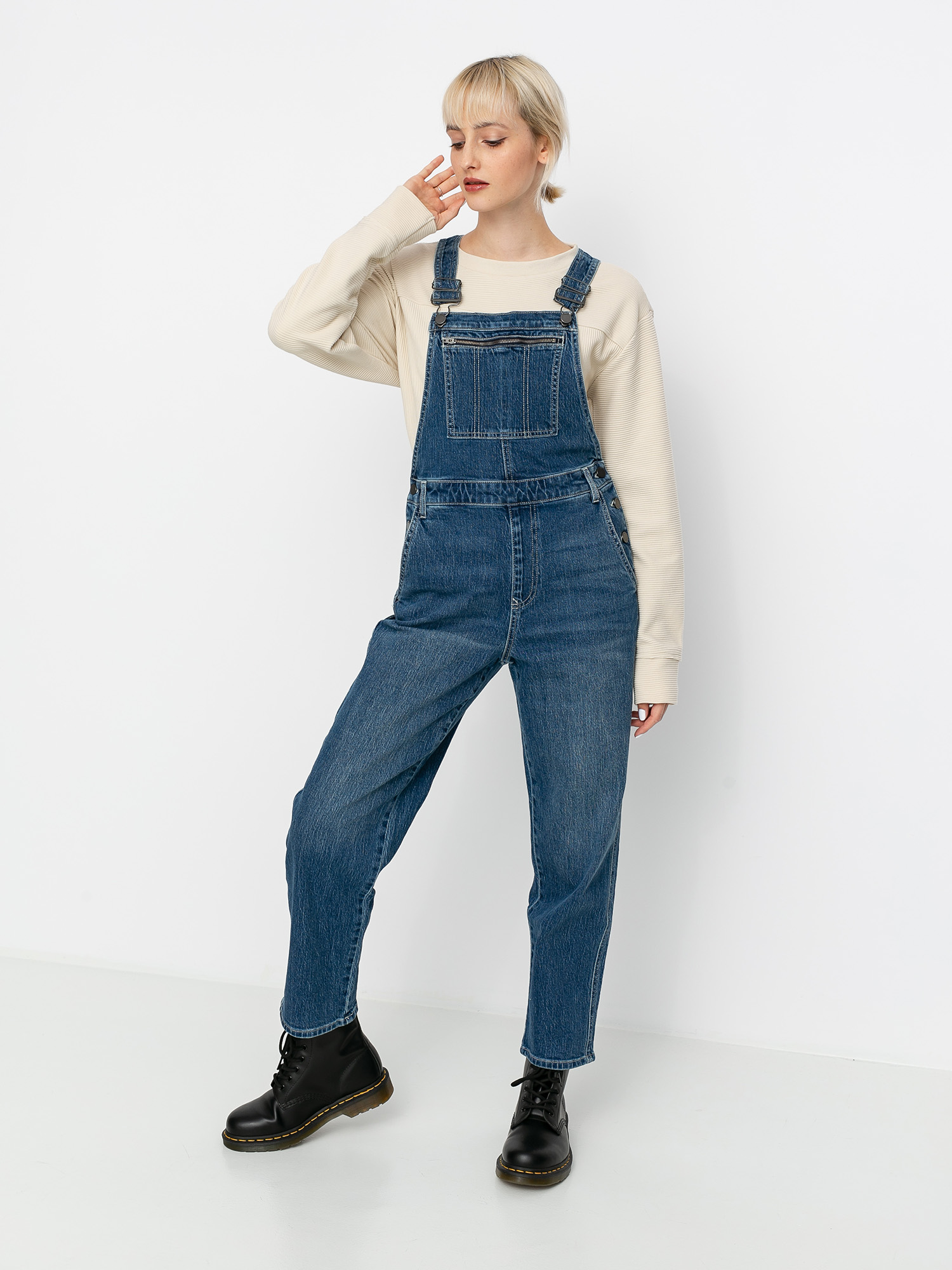 Ogrodniczki Volcom Stoney Overall Wmn (seventies indigo)
