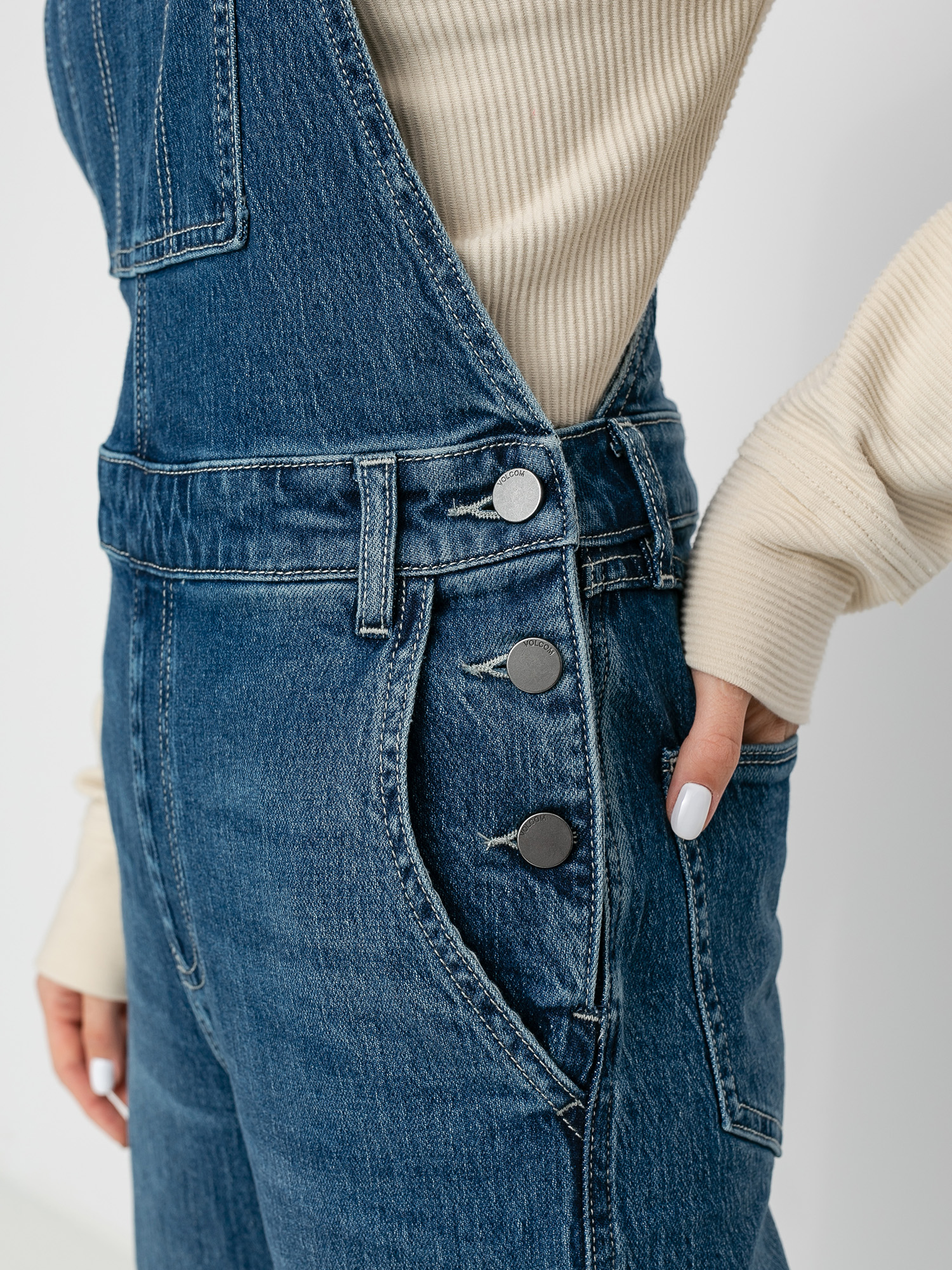 Ogrodniczki Volcom Stoney Overall Wmn (seventies indigo)