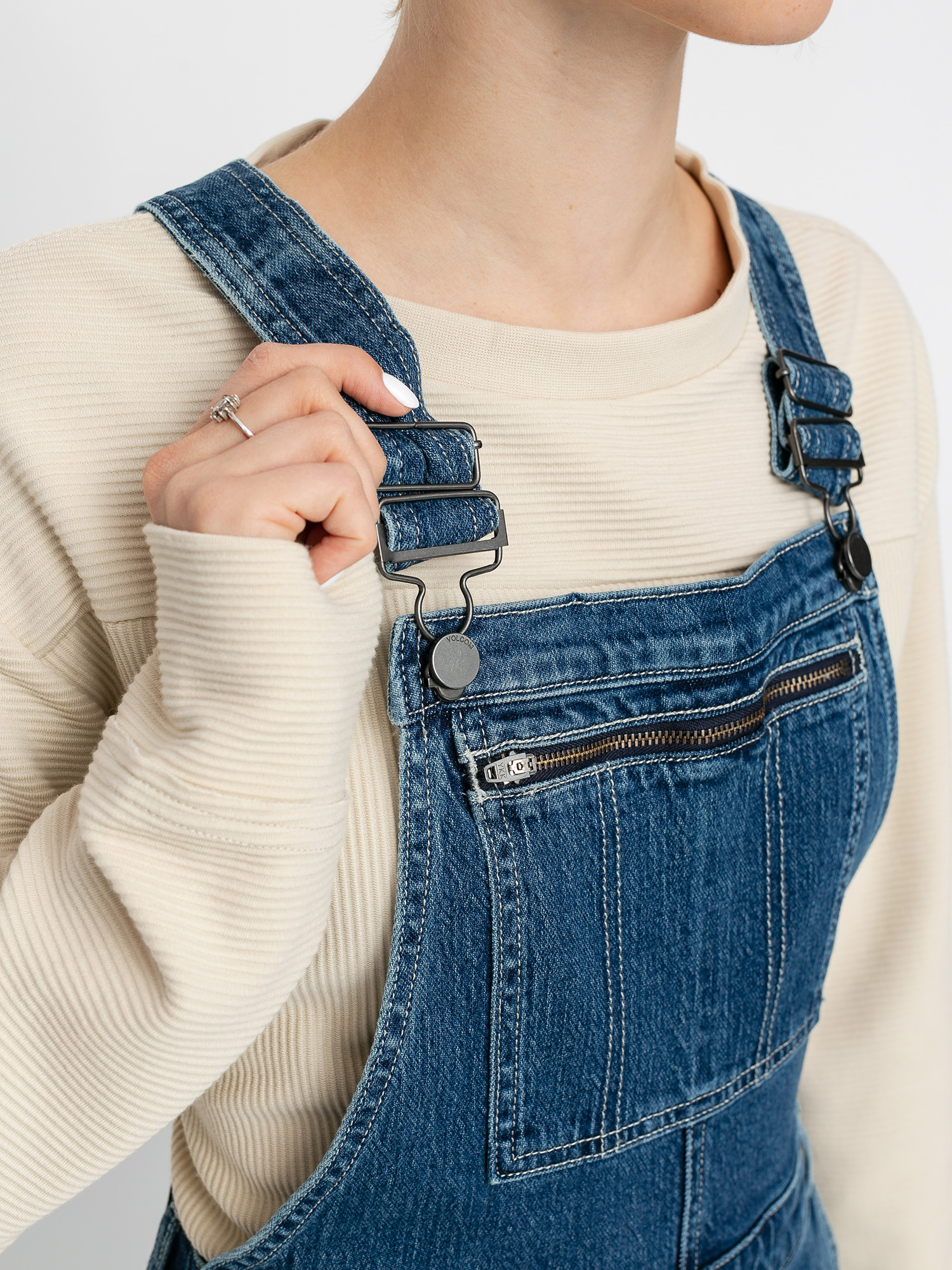 Ogrodniczki Volcom Stoney Overall Wmn (seventies indigo)
