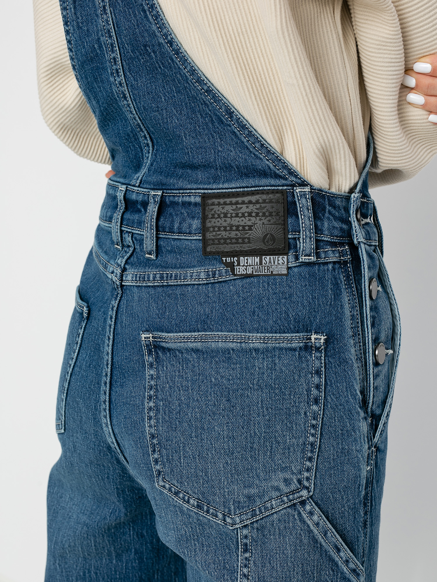 Ogrodniczki Volcom Stoney Overall Wmn (seventies indigo)