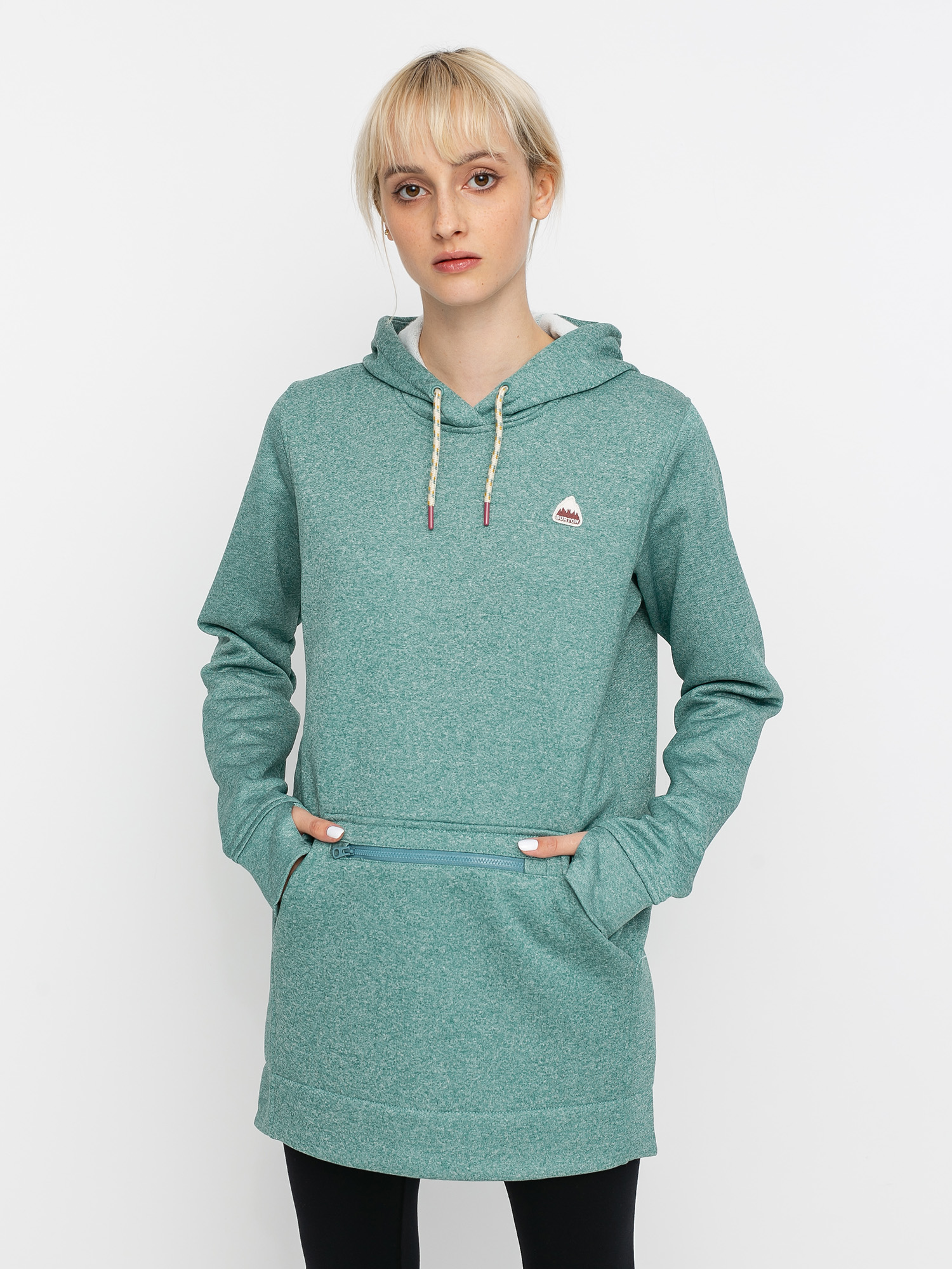 Damska Bluza aktywna Burton Oak Long HD (trellis heather)