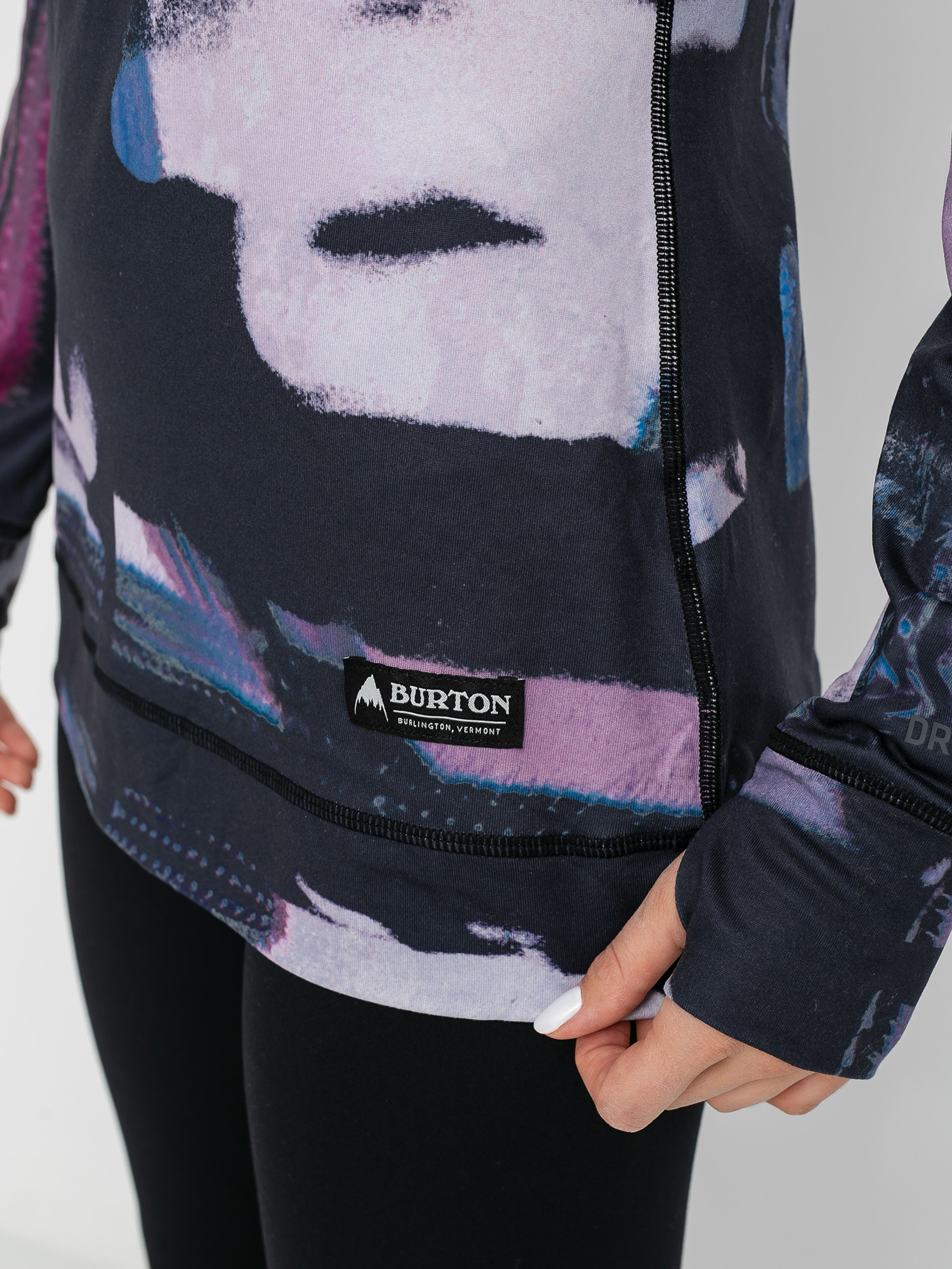 Damski Longsleeve aktywny Burton Midweight Base Layer Long Neck Shirt (desert dream)
