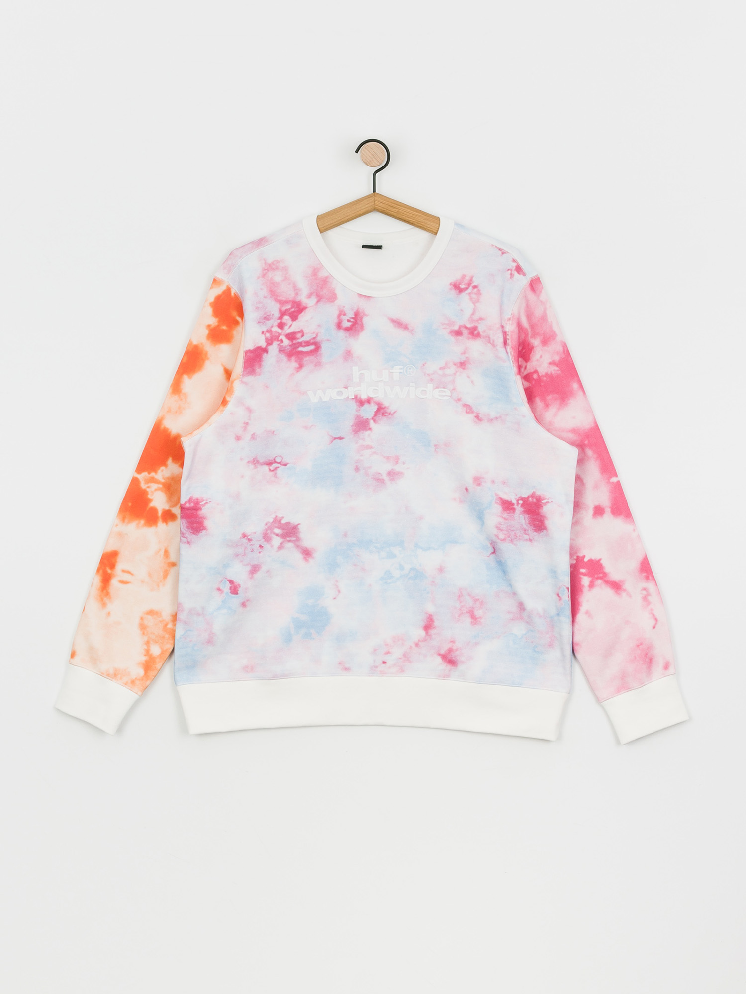 Bluza HUF Euphoria Crewneck (plastic pink)