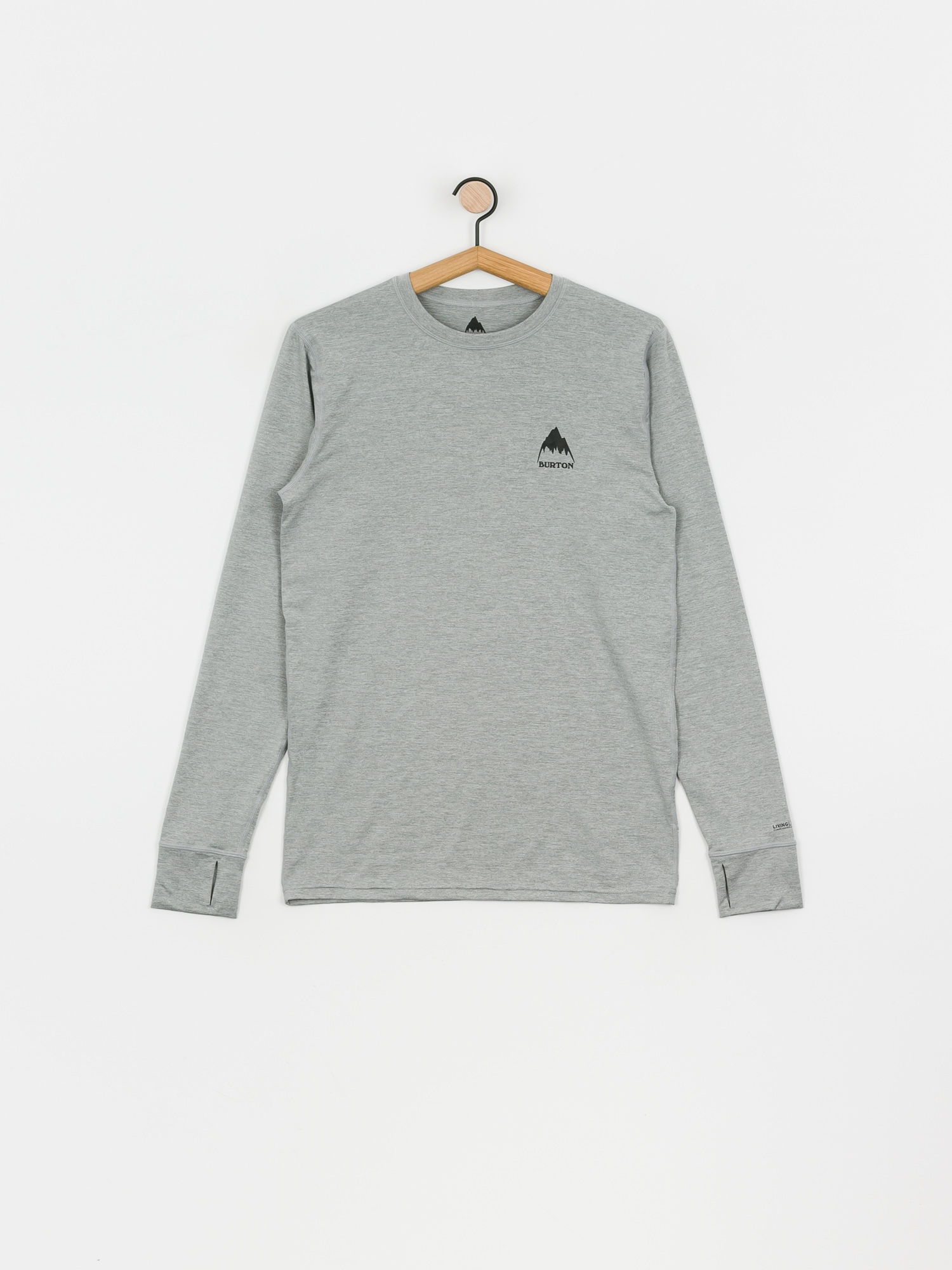Męski Longsleeve aktywny Burton Lightweight X Base Layer (gray heather)