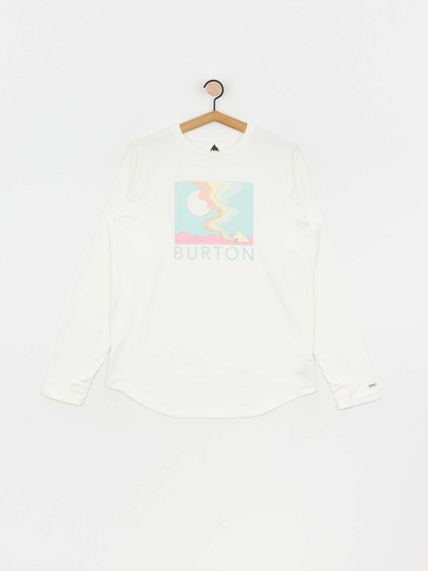 Męski Longsleeve aktywny Burton Roadie Base Layer Tech (stout white)