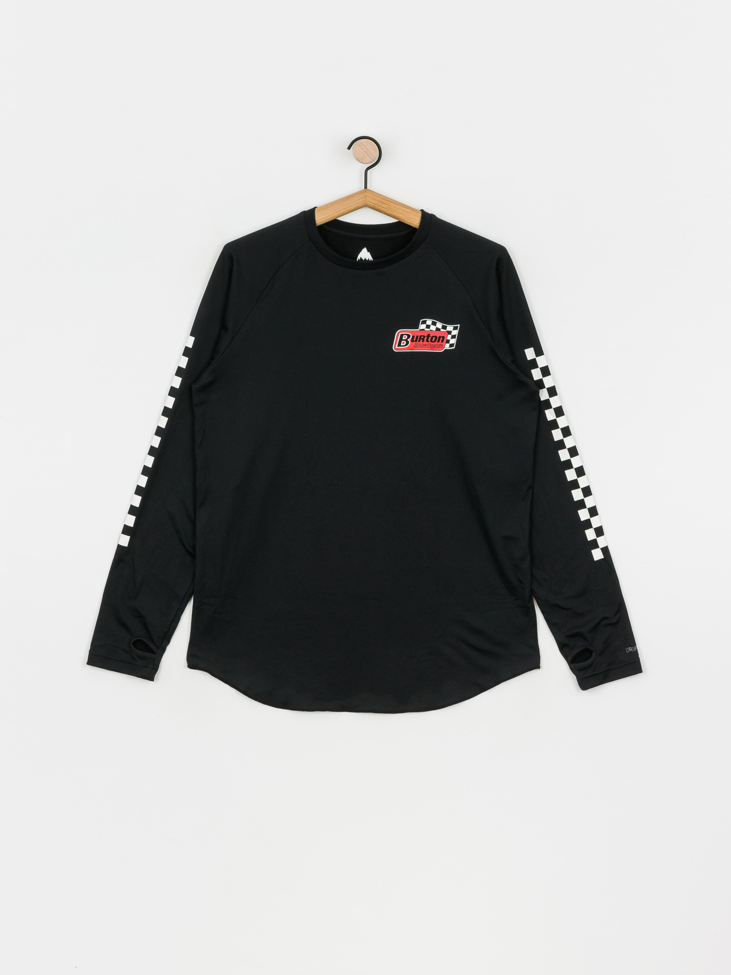 Męski Longsleeve aktywny Burton Roadie Base Layer Tech (true black)