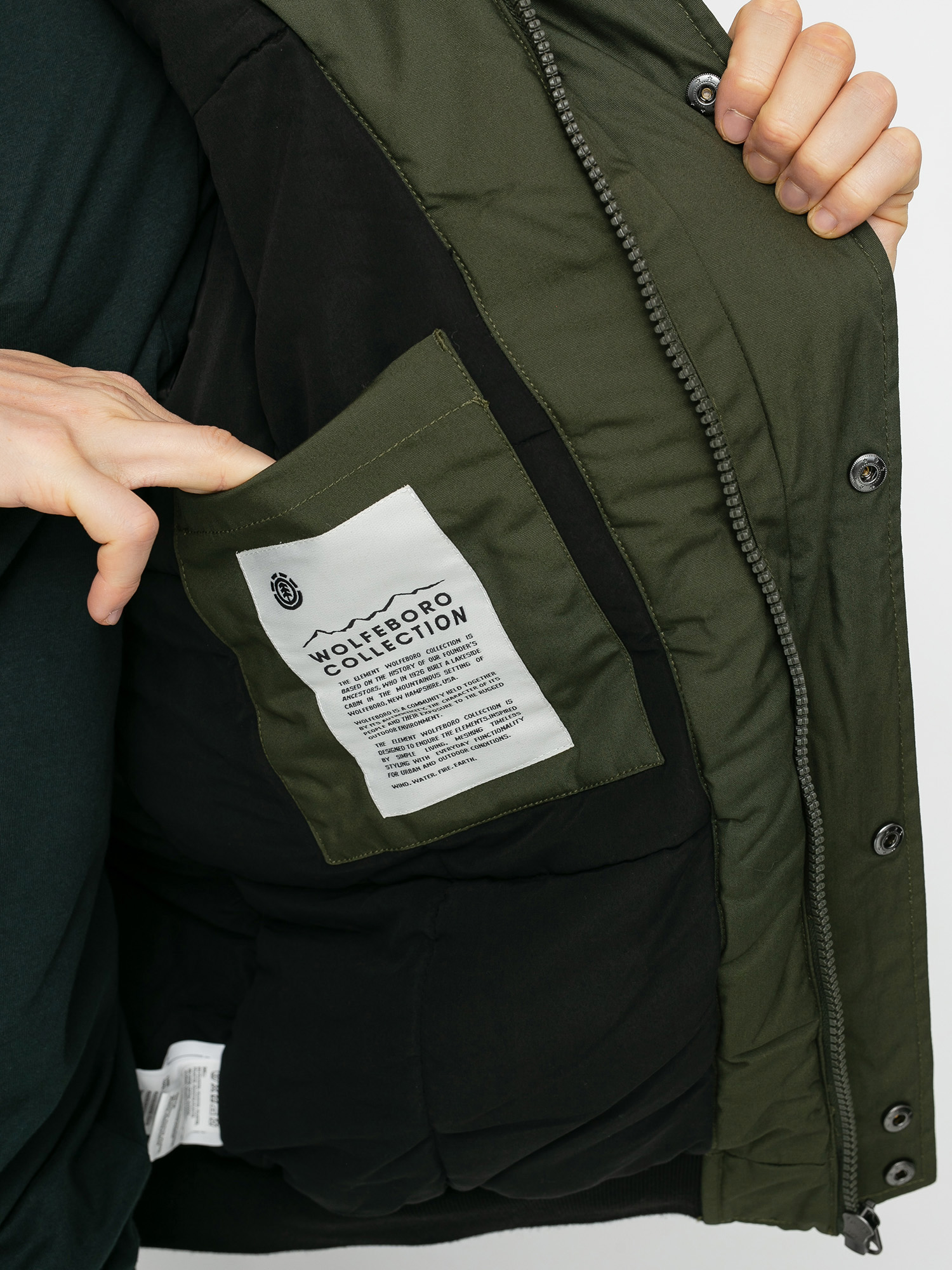 Kurtka Element Dulcey Explorer (forest night)