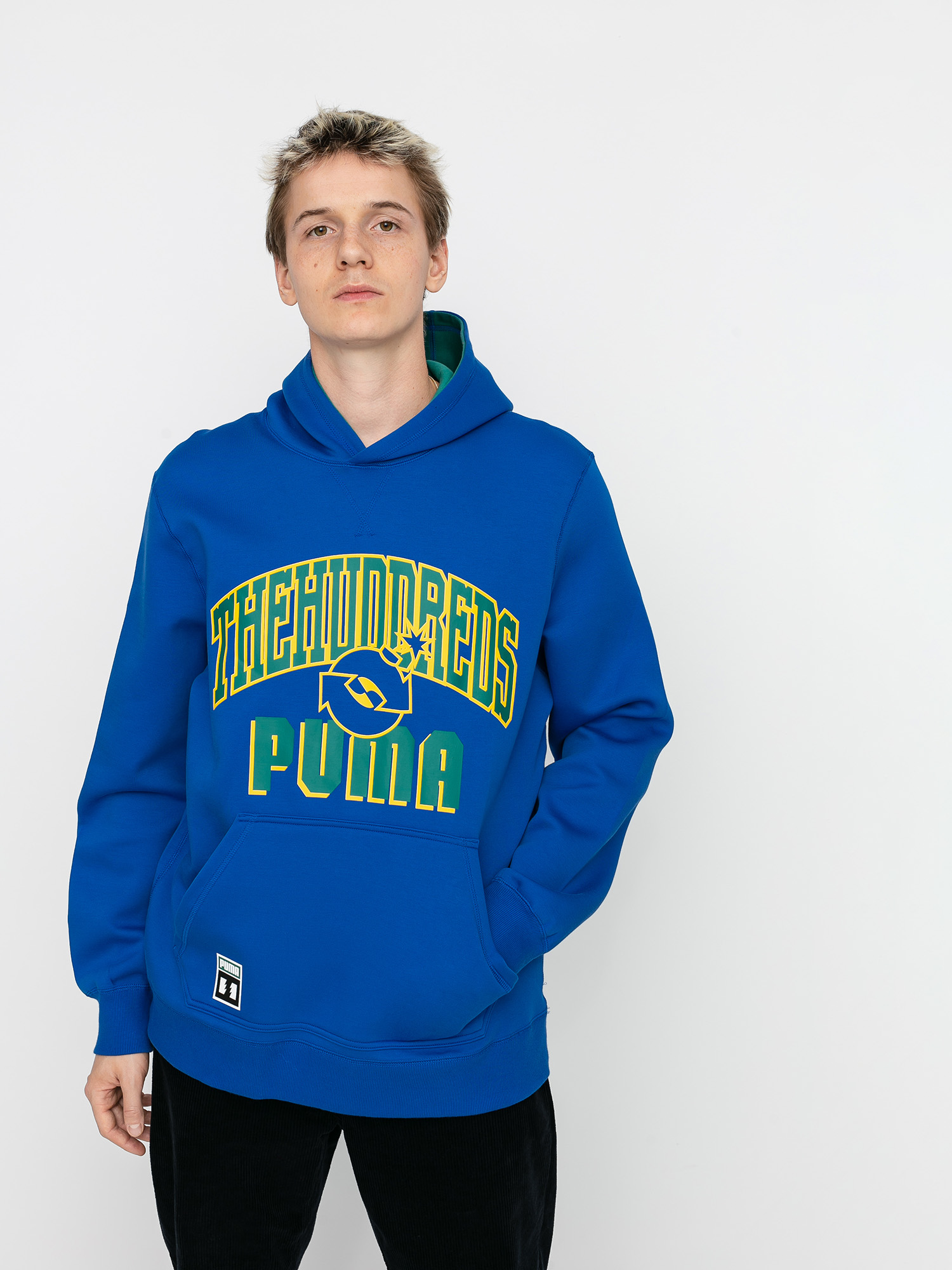 Bluza z kapturem Puma X The Hundreds Rev HD (olympian blue)