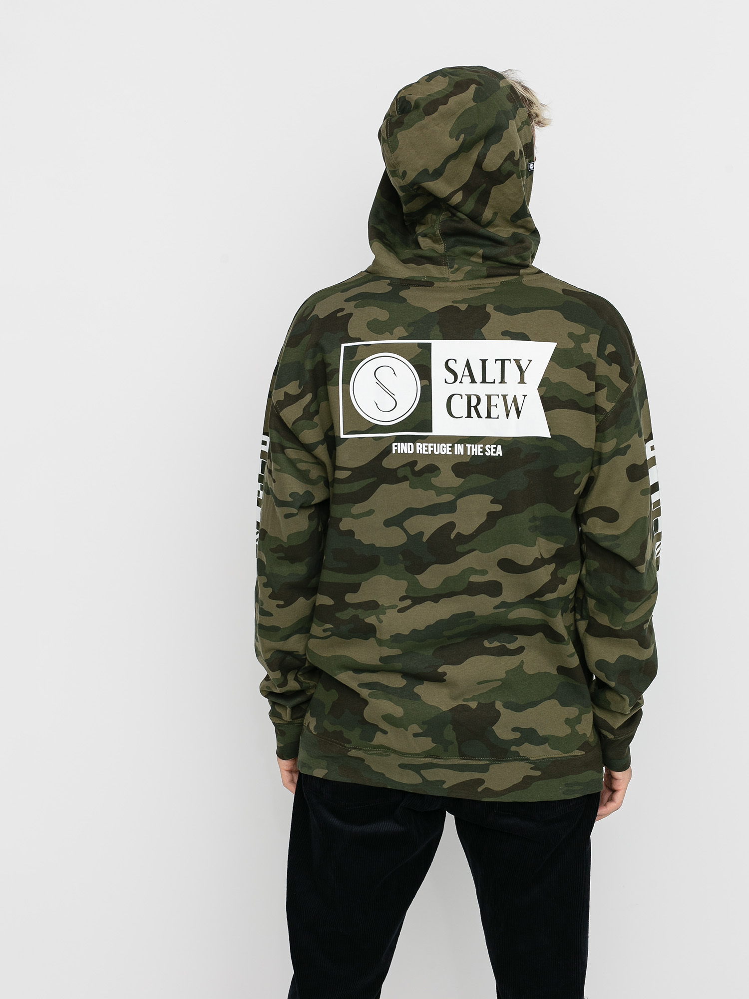 Bluza z kapturem Salty Crew Alpha HD (camo)