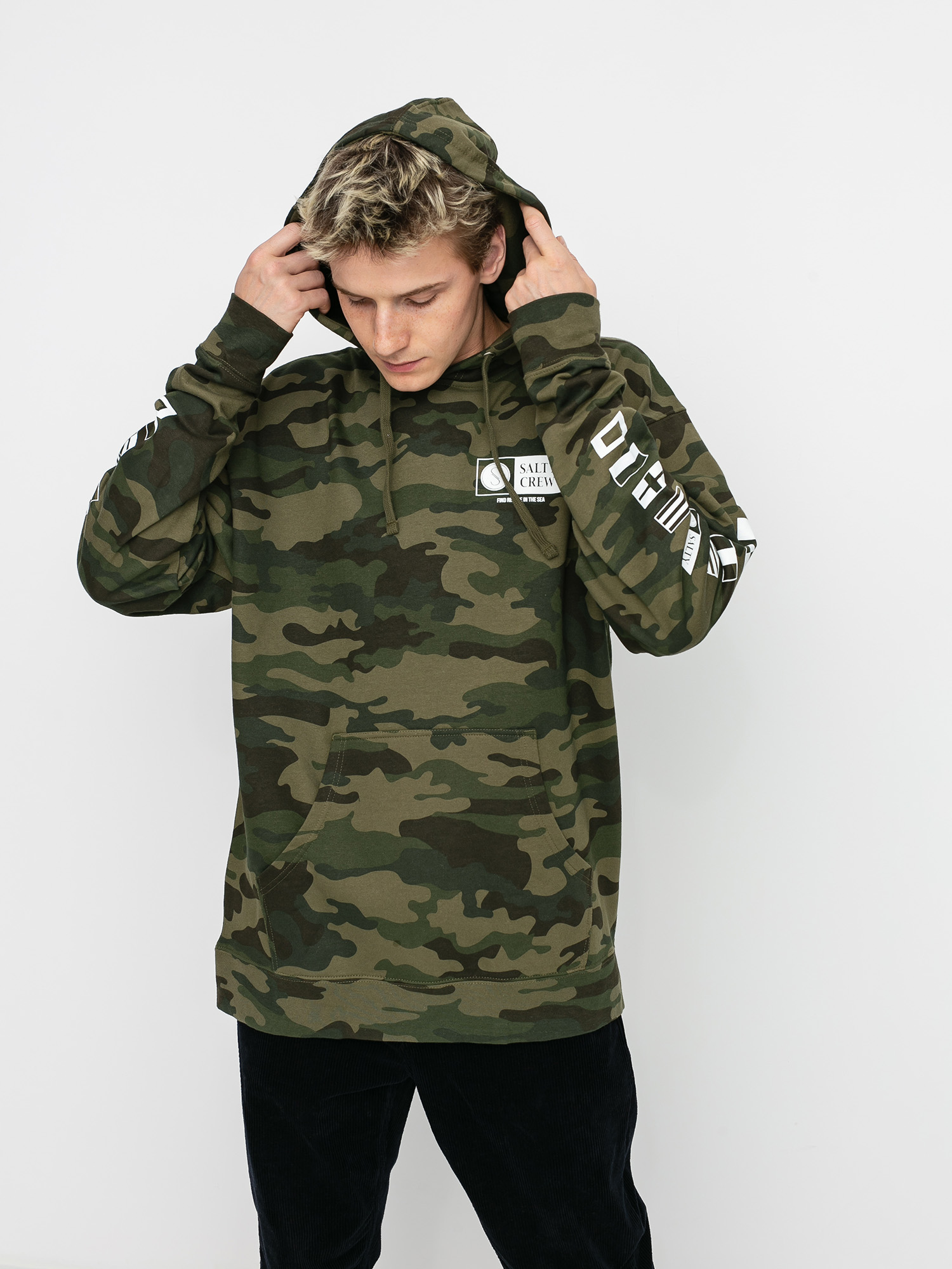 Bluza z kapturem Salty Crew Alpha HD (camo)