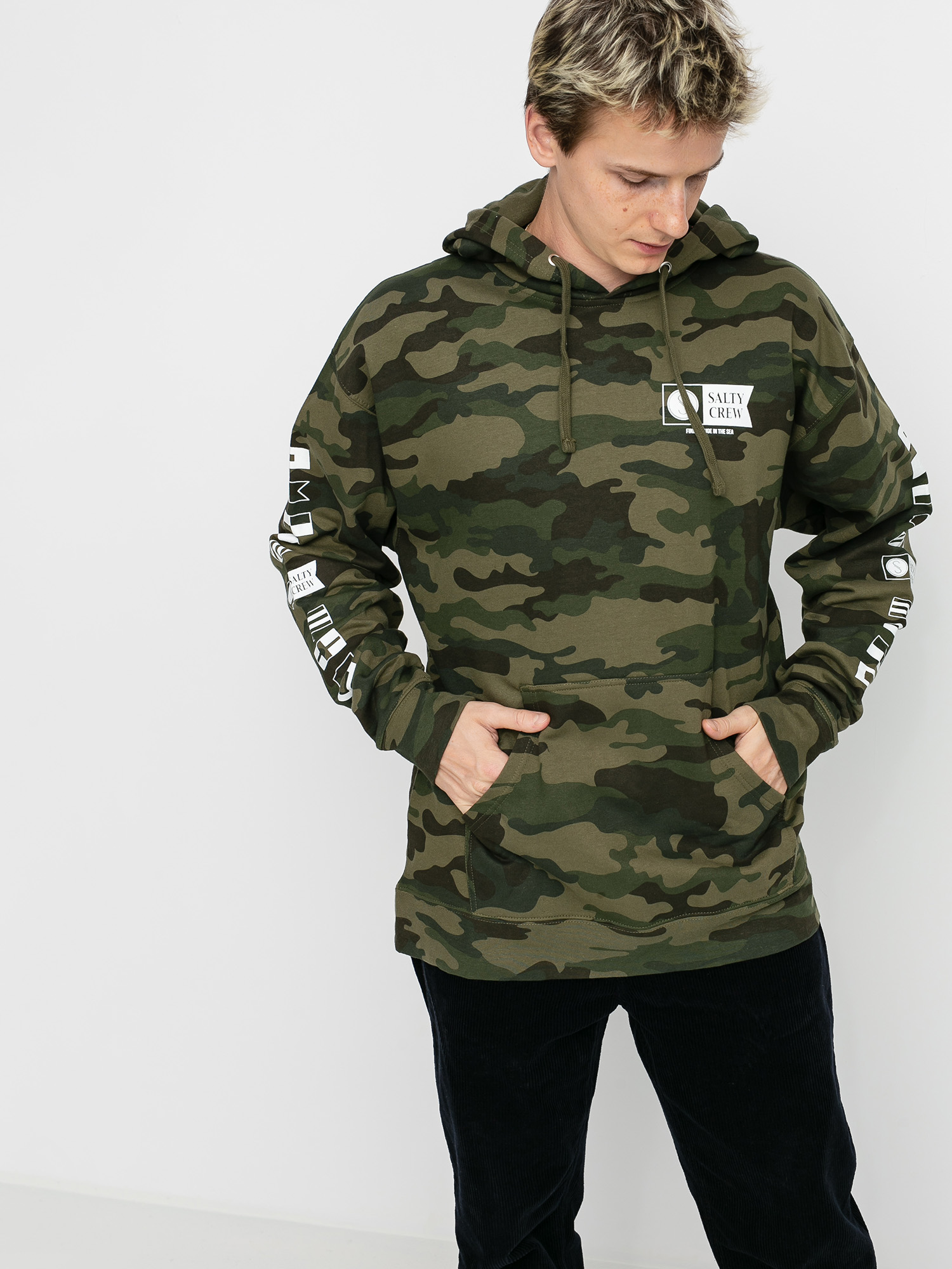 Bluza z kapturem Salty Crew Alpha HD (camo)