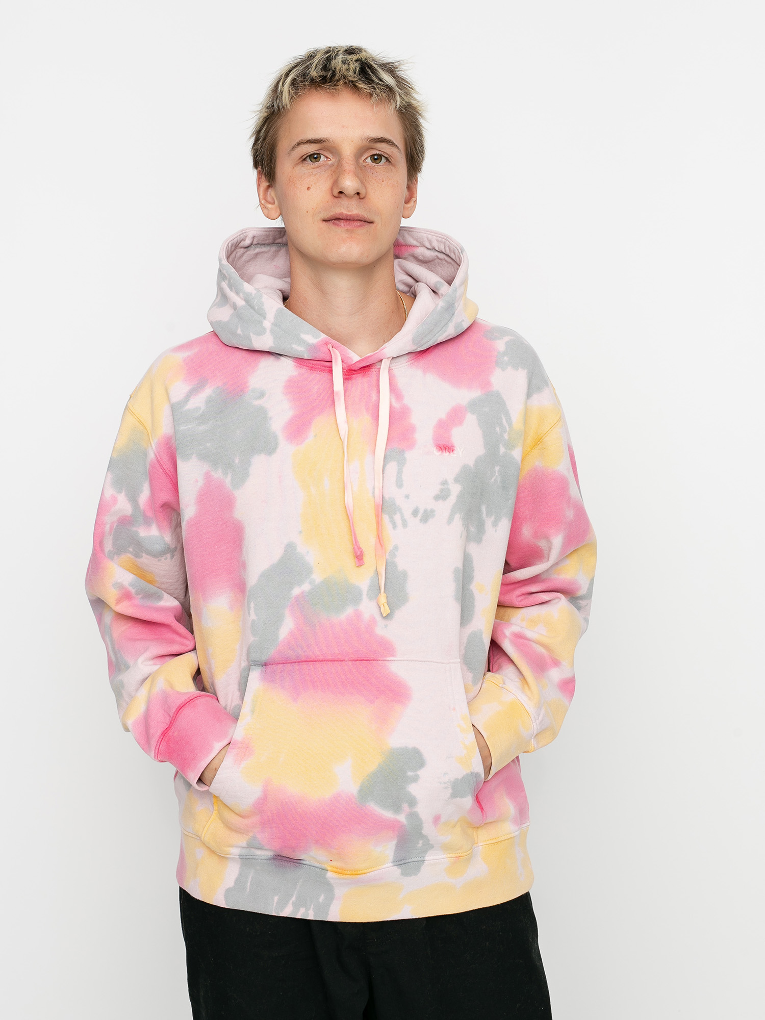 Bluza z kapturem OBEY Sustainable (yellow multi)