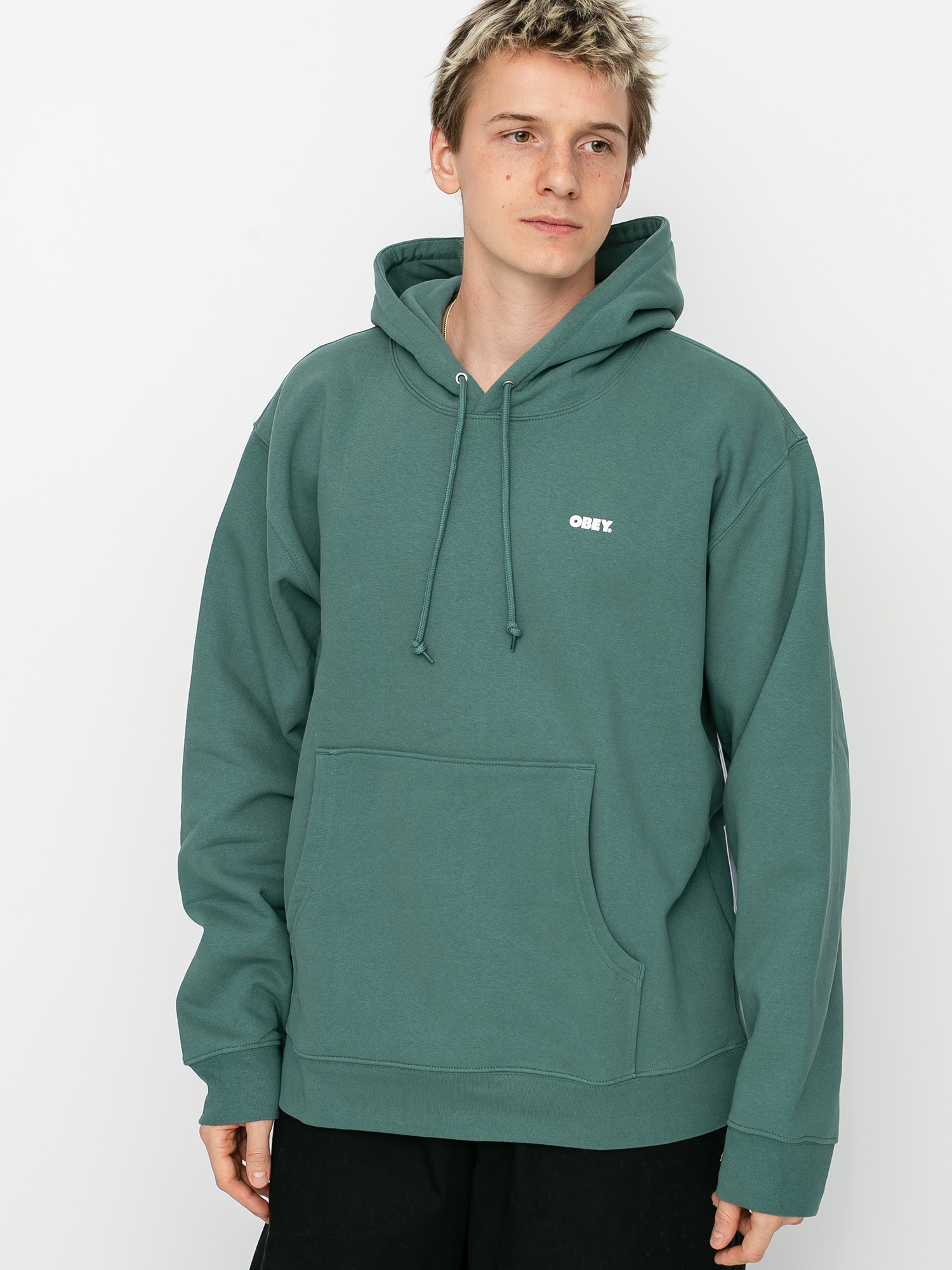 Bluza z kapturem OBEY Obey Bold HD (mallard green)