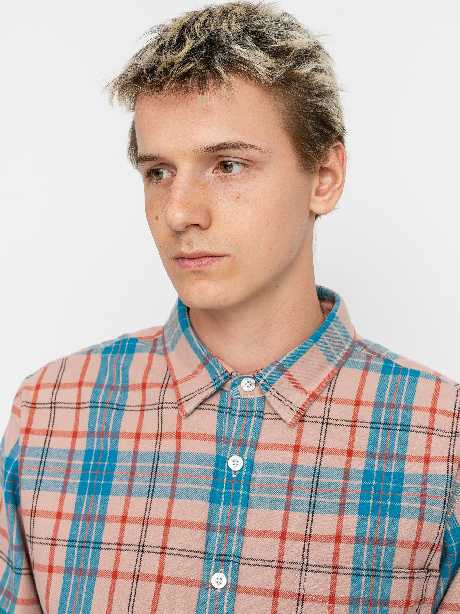 Koszula OBEY Lester (pink multi)
