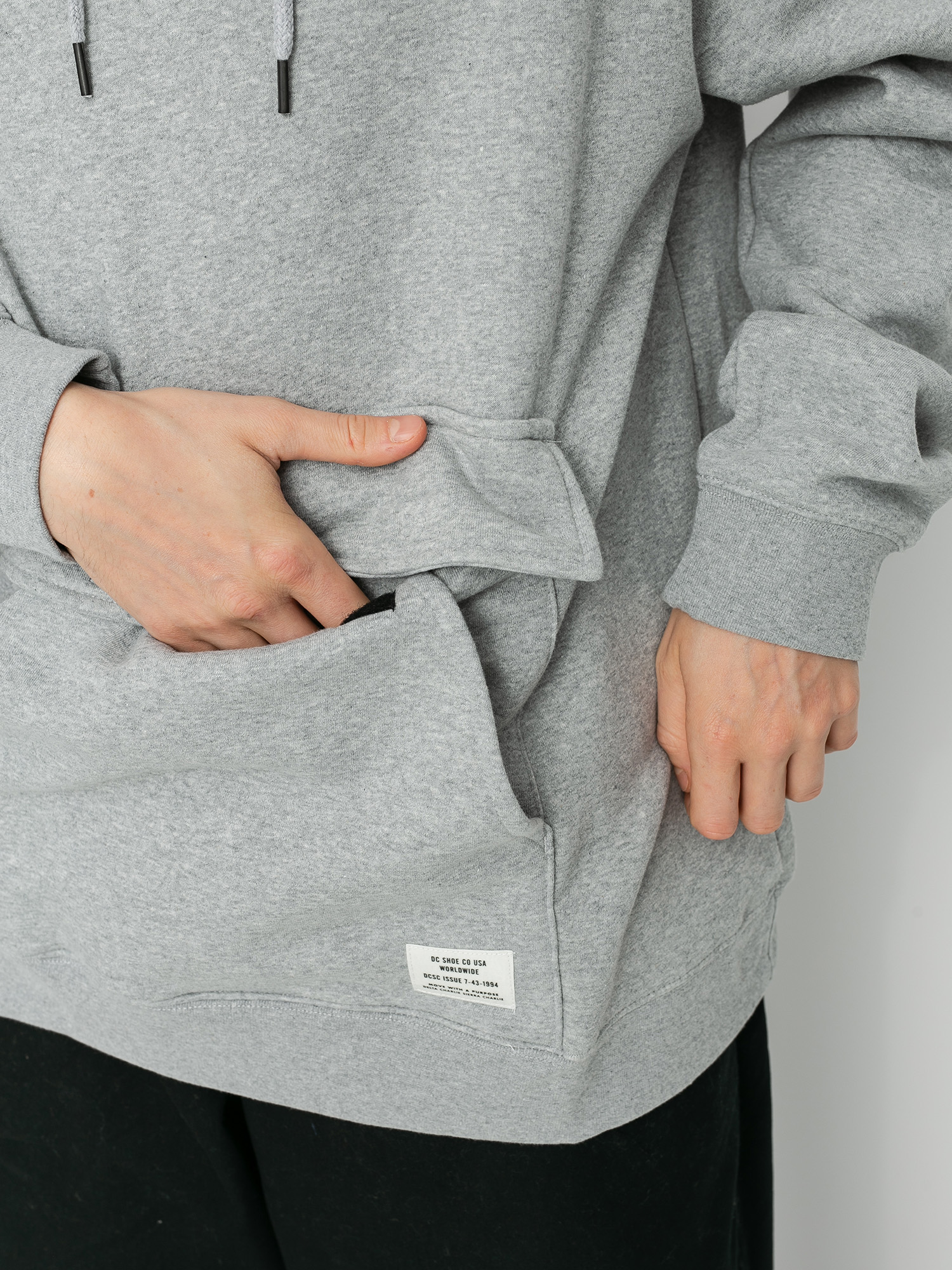 Bluza z kapturem DC Boswell HD (heather grey)