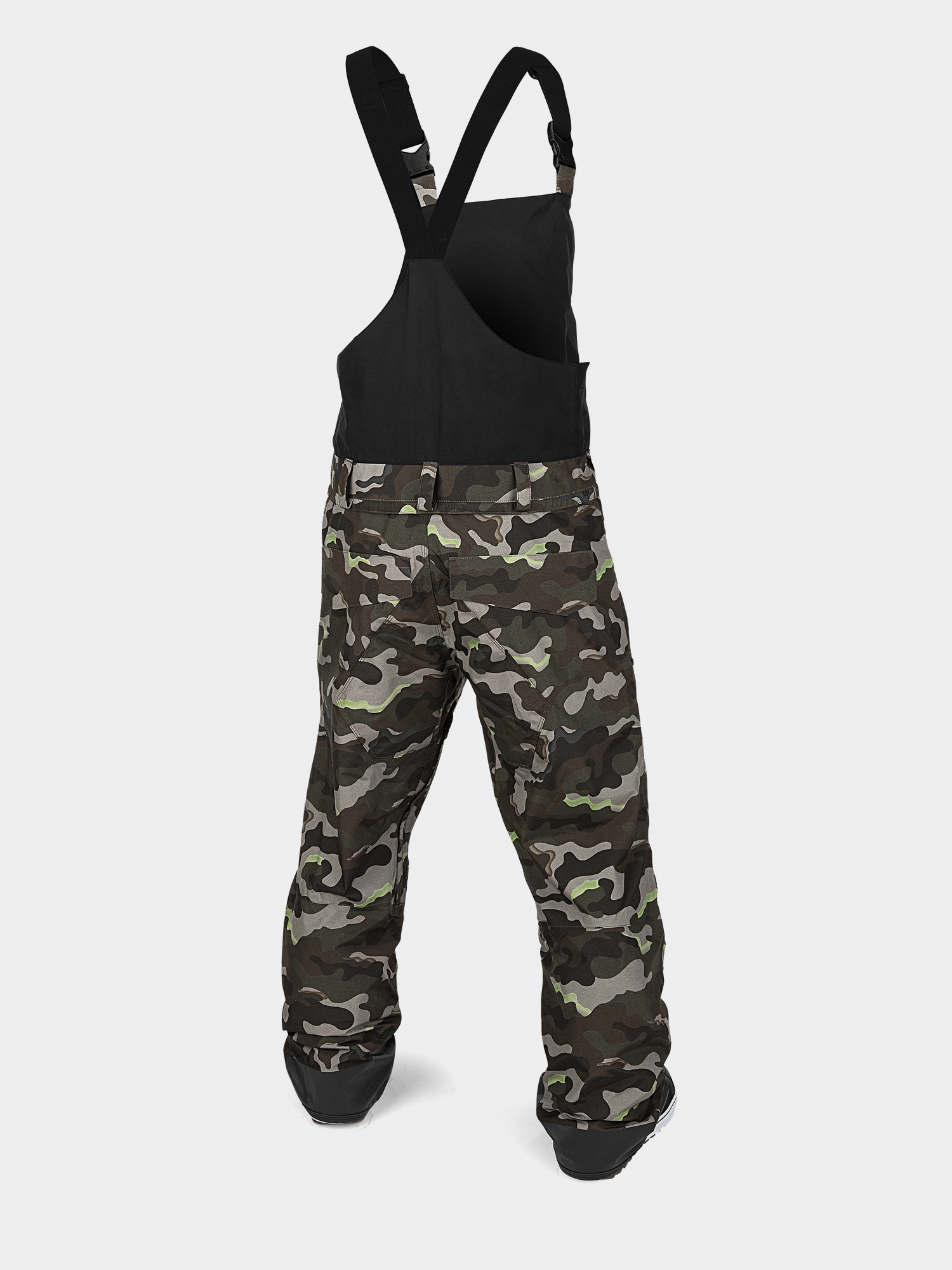 Męskie Spodnie snowboardowe Volcom Rain Gore Bib Overall (army)