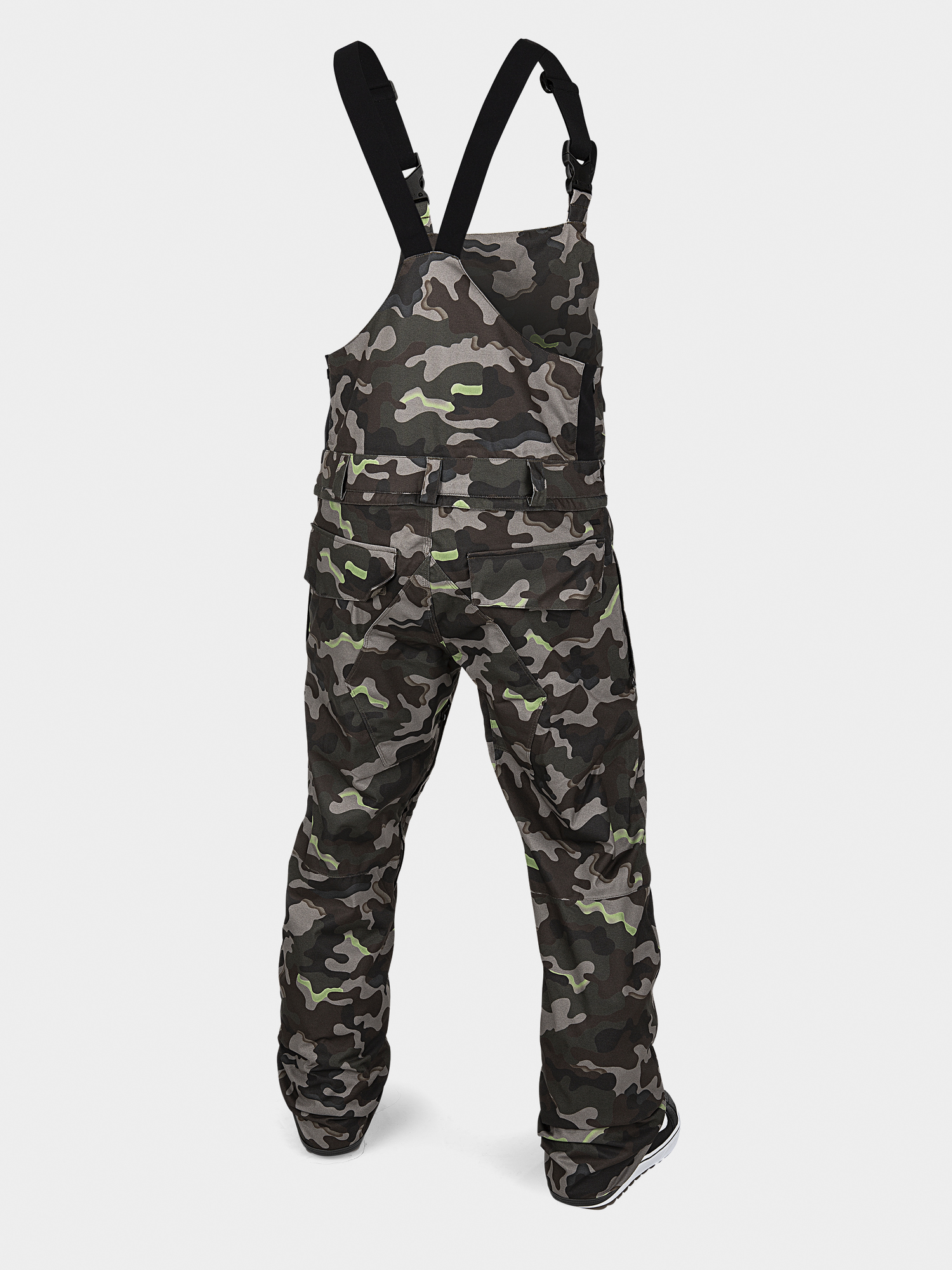 Męskie Spodnie snowboardowe Volcom Roan Bib Overall (army)