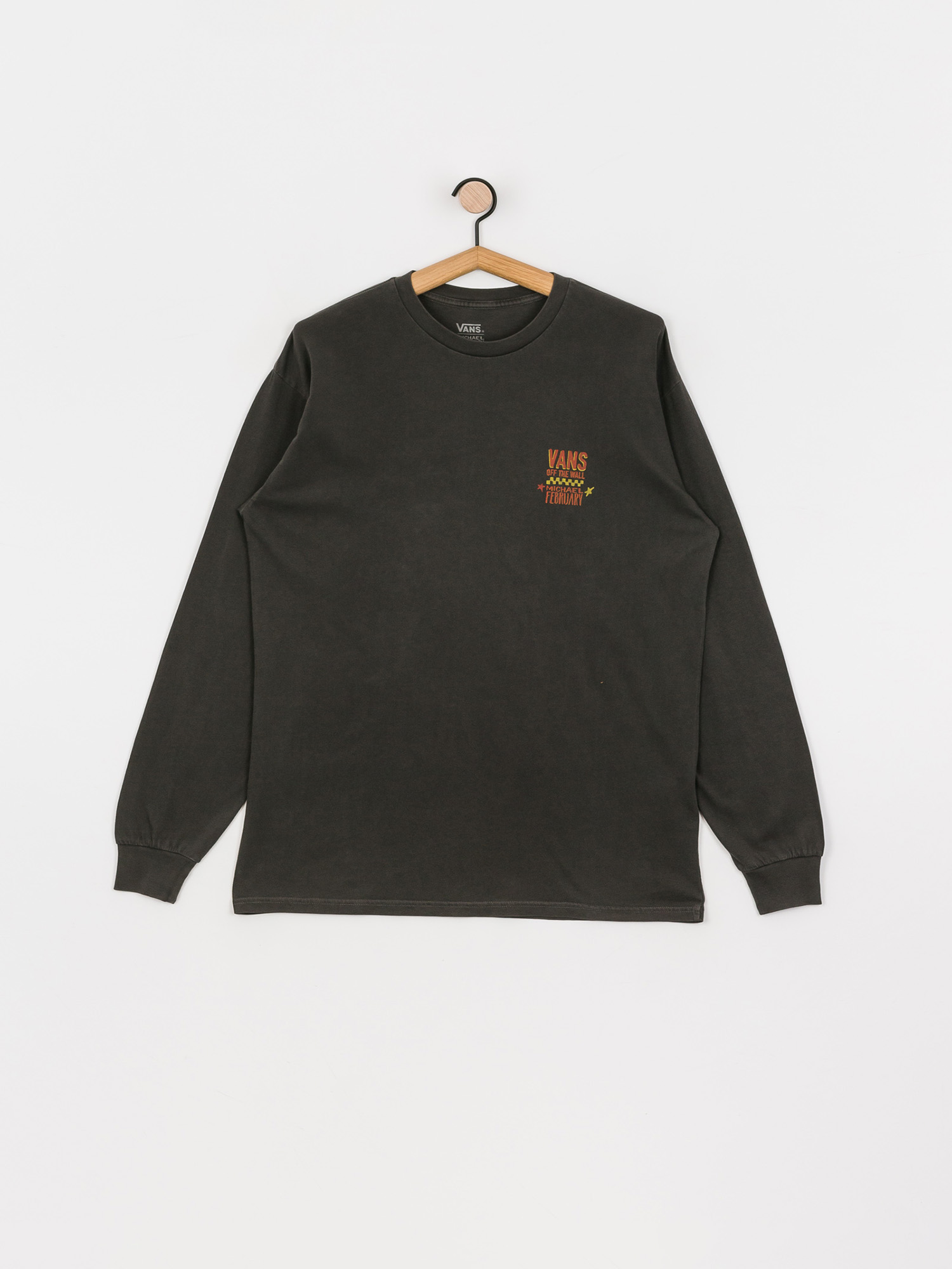 Longsleeve Vans Mikey February (overdye black)