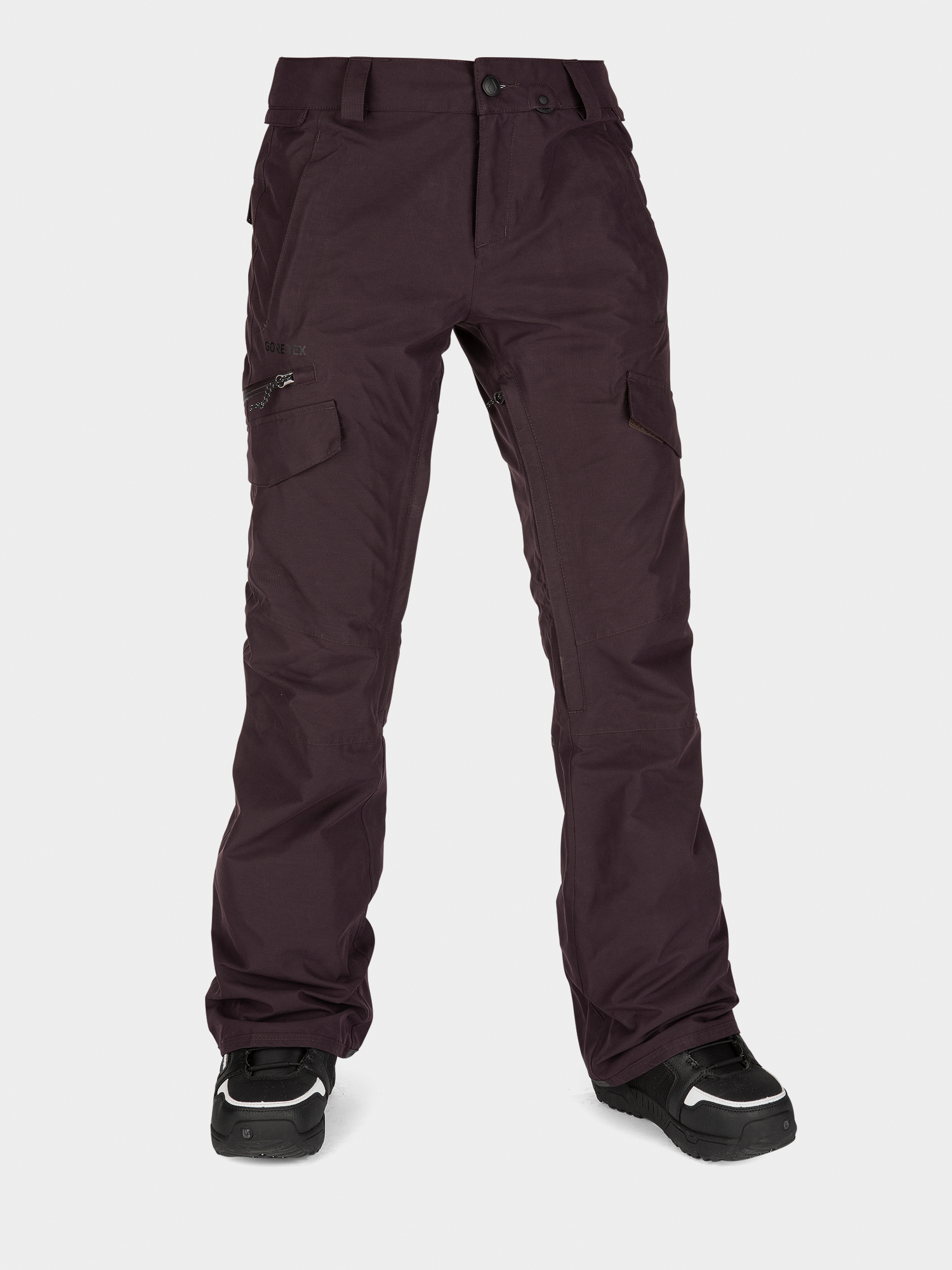 Damskie Spodnie snowboardowe Volcom Aston Gore Tex (black red)