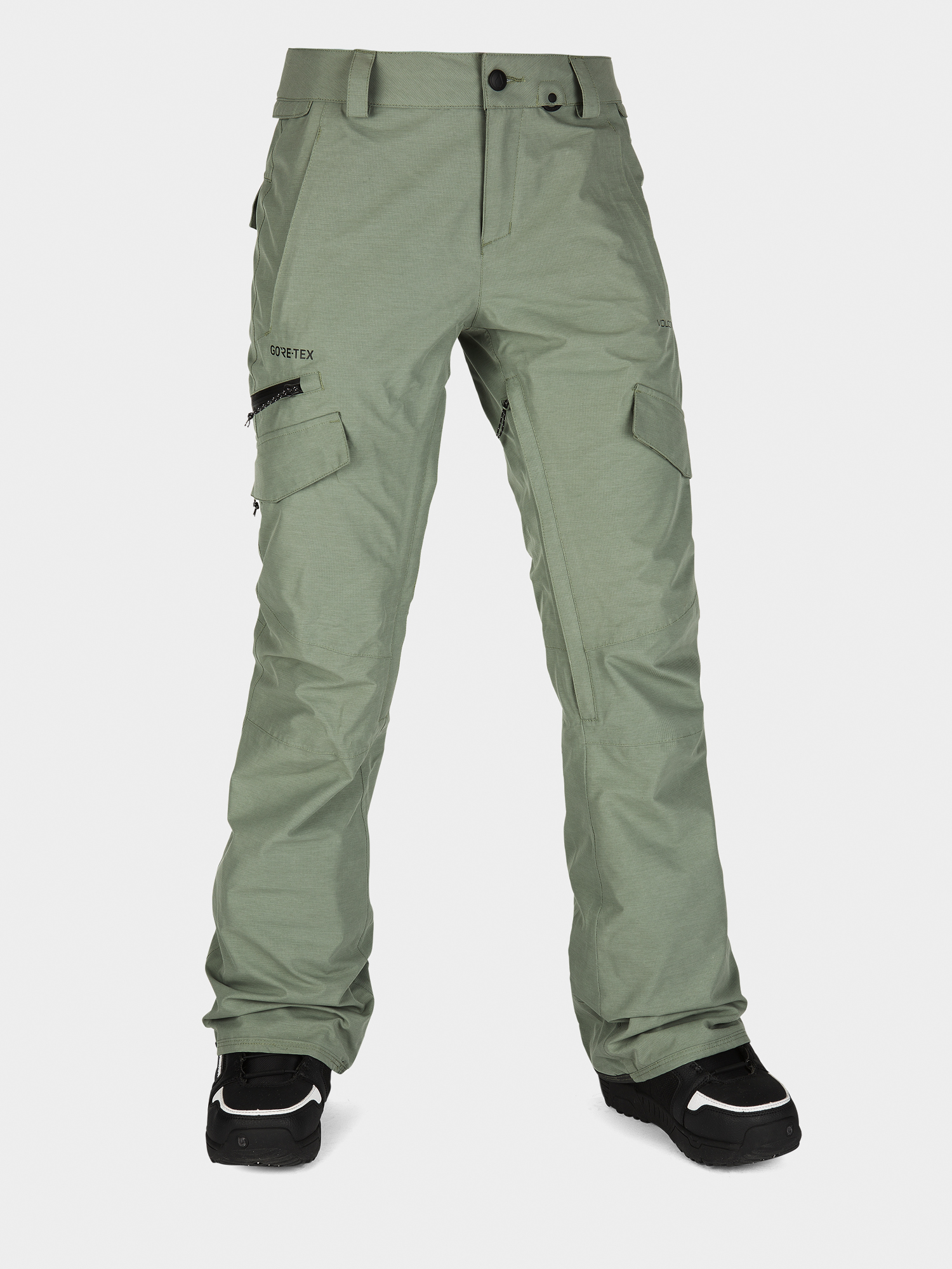 Damskie Spodnie snowboardowe Volcom Aston Gore Tex (dusty green)