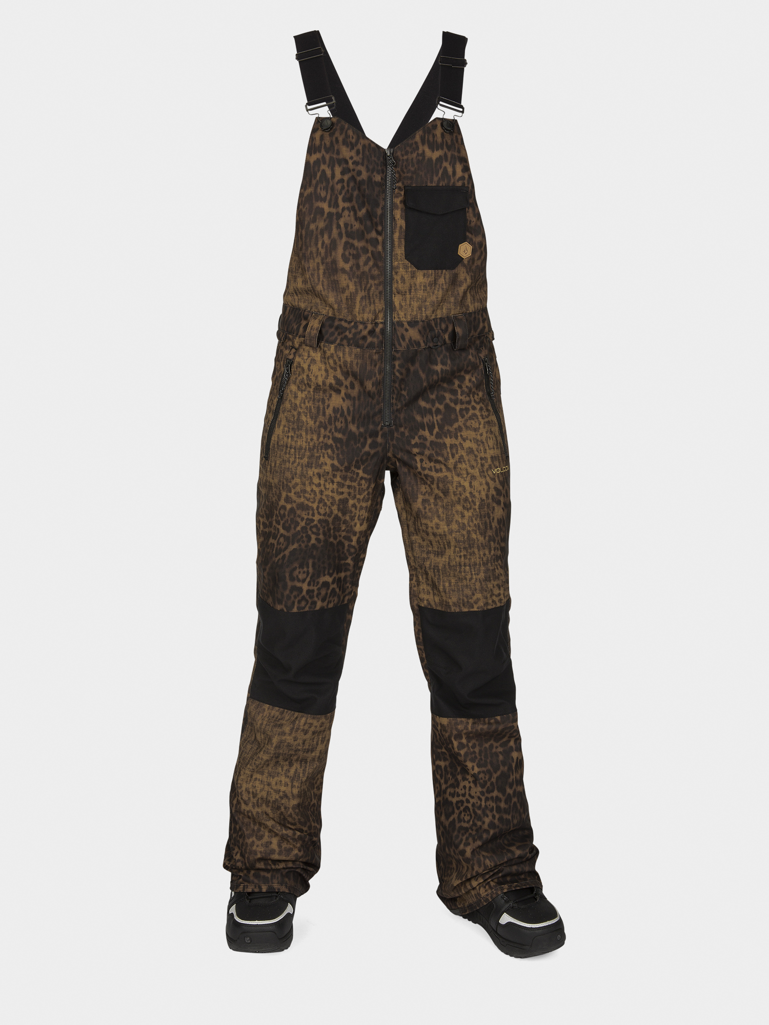 Damskie Spodnie snowboardowe Volcom Swift Bib Overall (leopard)