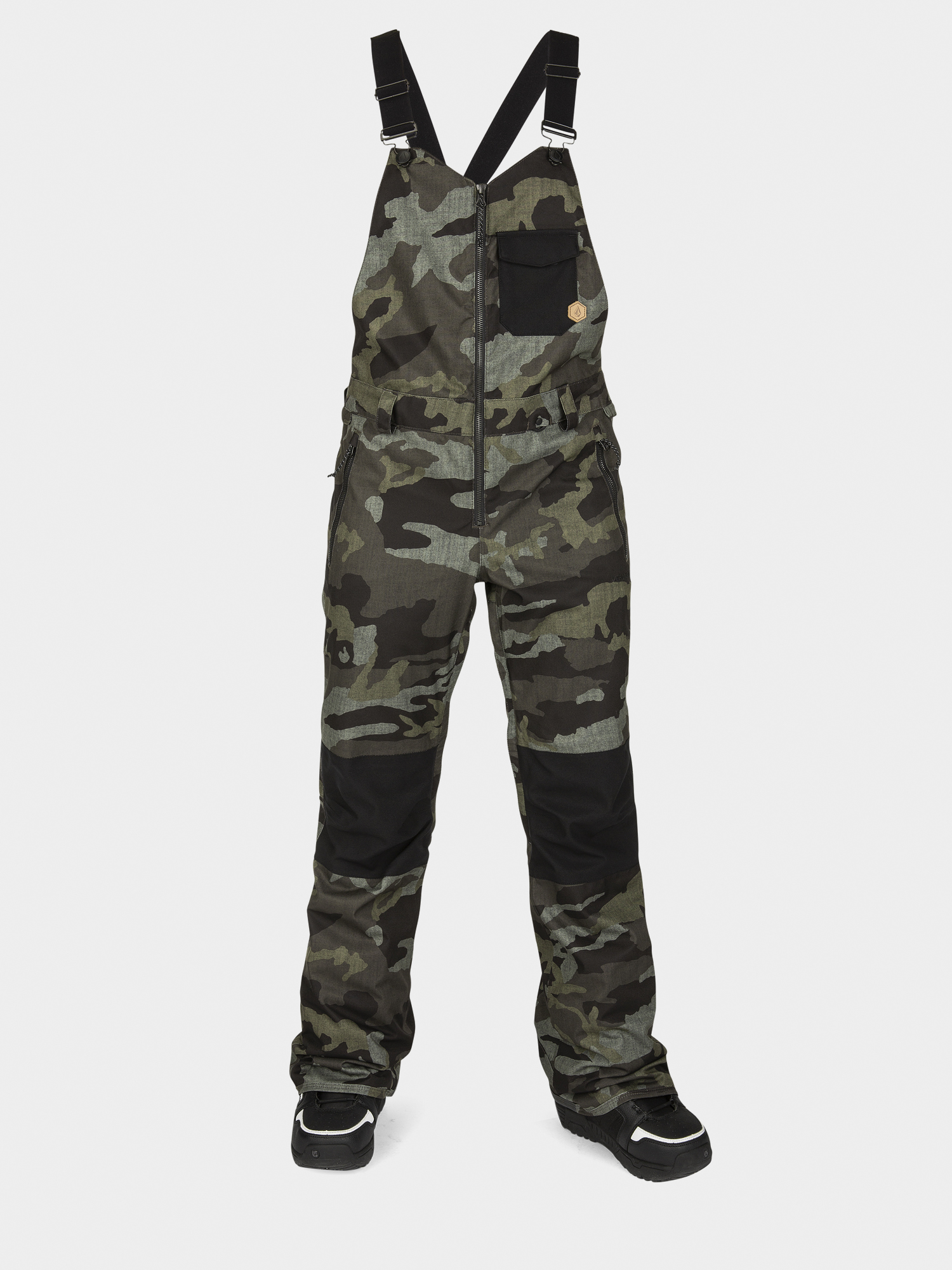 Damskie Spodnie snowboardowe Volcom Swift Bib Overall (service green)