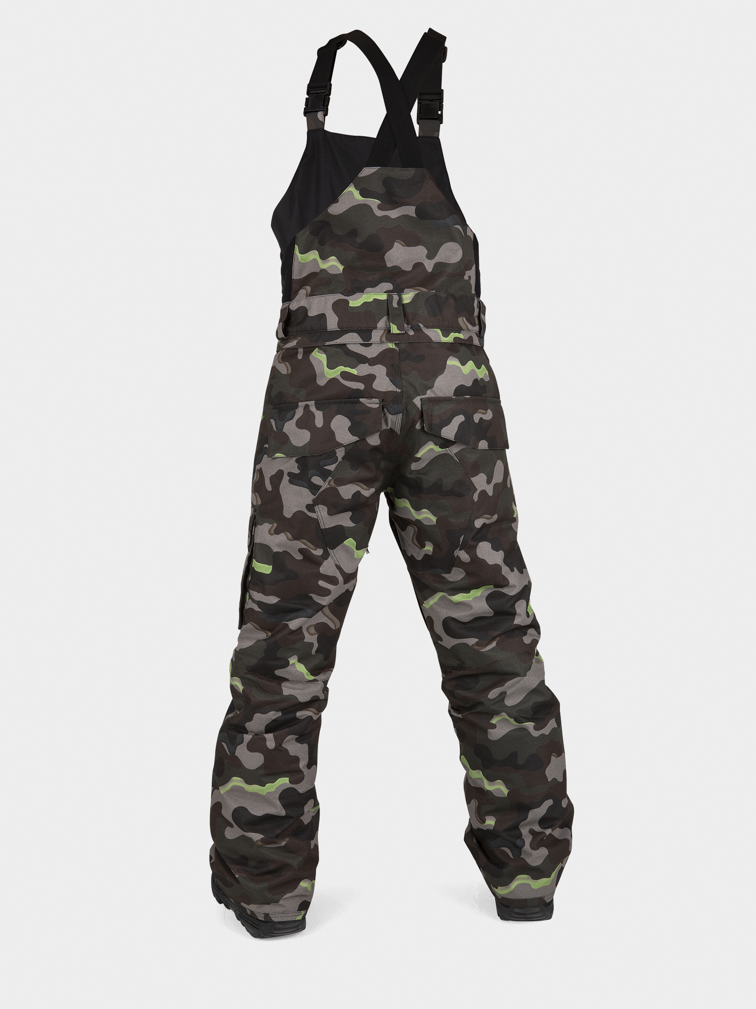 Spodnie snowboardowe Volcom Barkley Bib Overall (army)