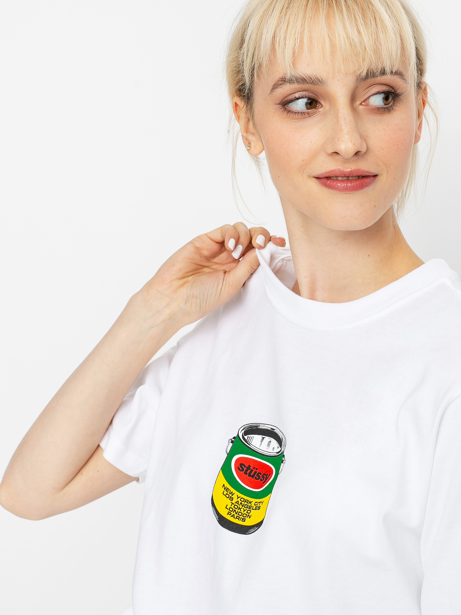 T-shirt Stussy Paint Can Wmn (white)