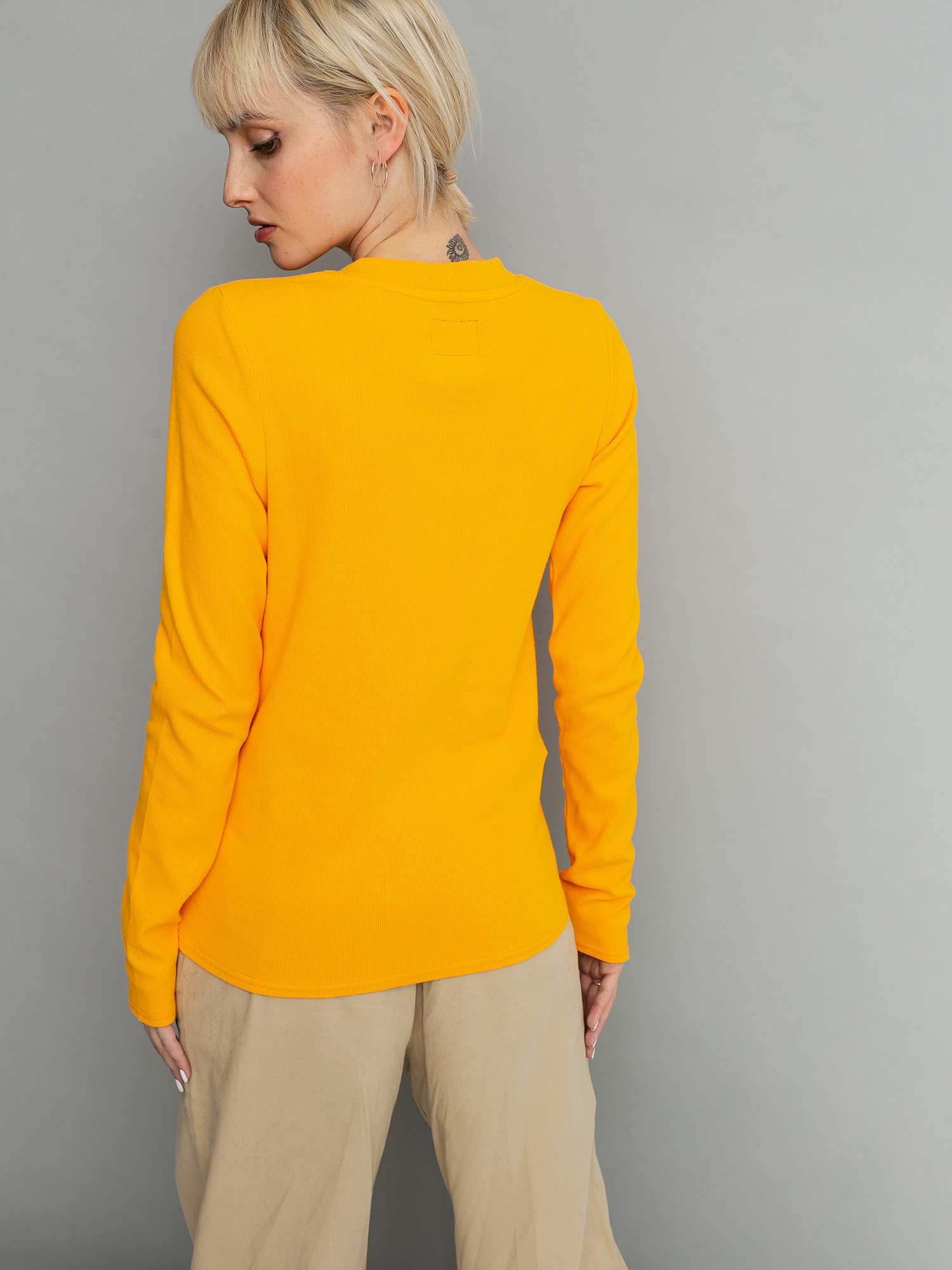 Longsleeve Stussy Baby Rib Wmn (orange)