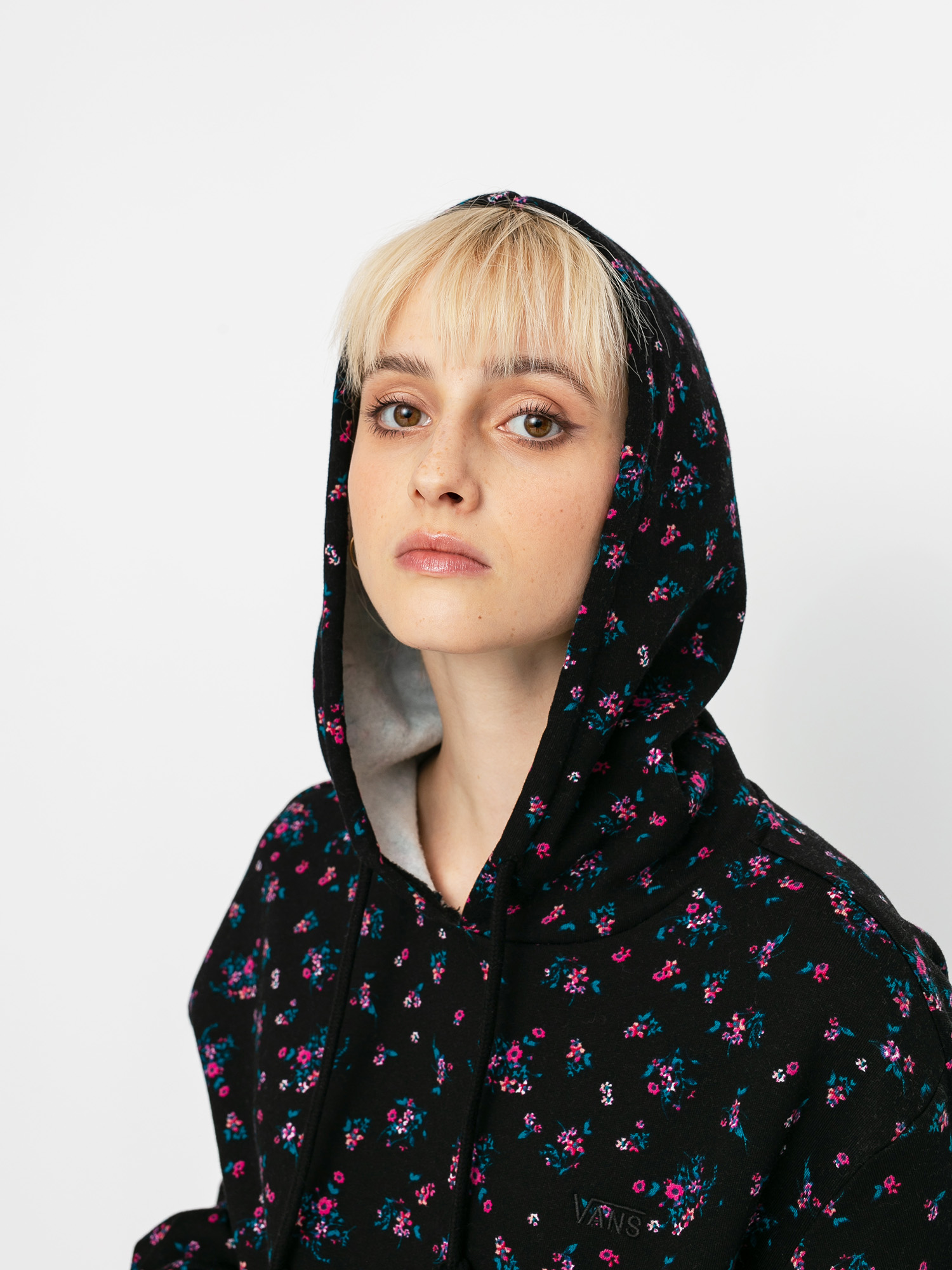 Bluza z kapturem Vans Beauty Floral HD Wmn (black)