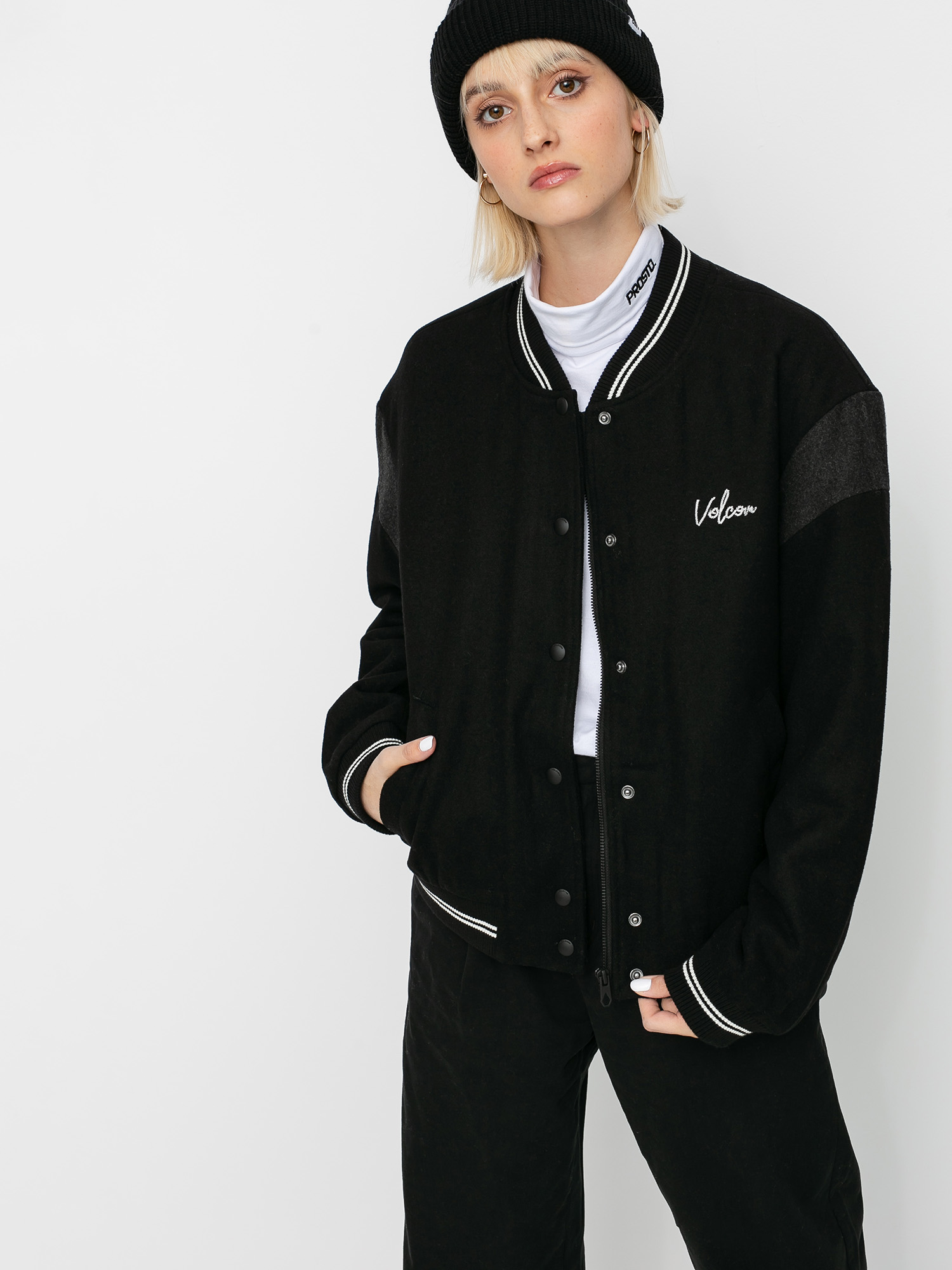 Kurtka Volcom Tinyted Bomber Wmn (black)