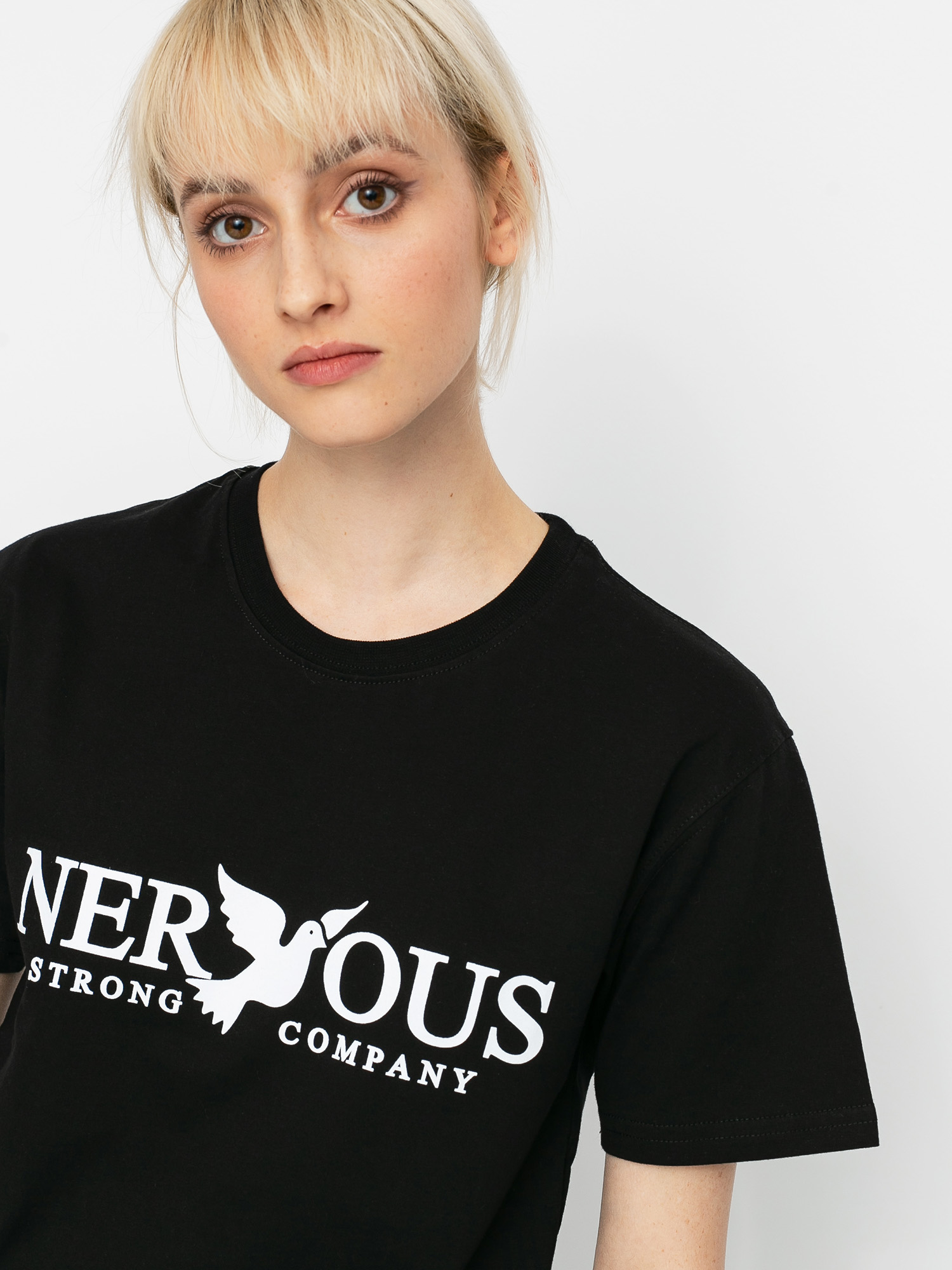 T-shirt Nervous Classic Wmn (black)