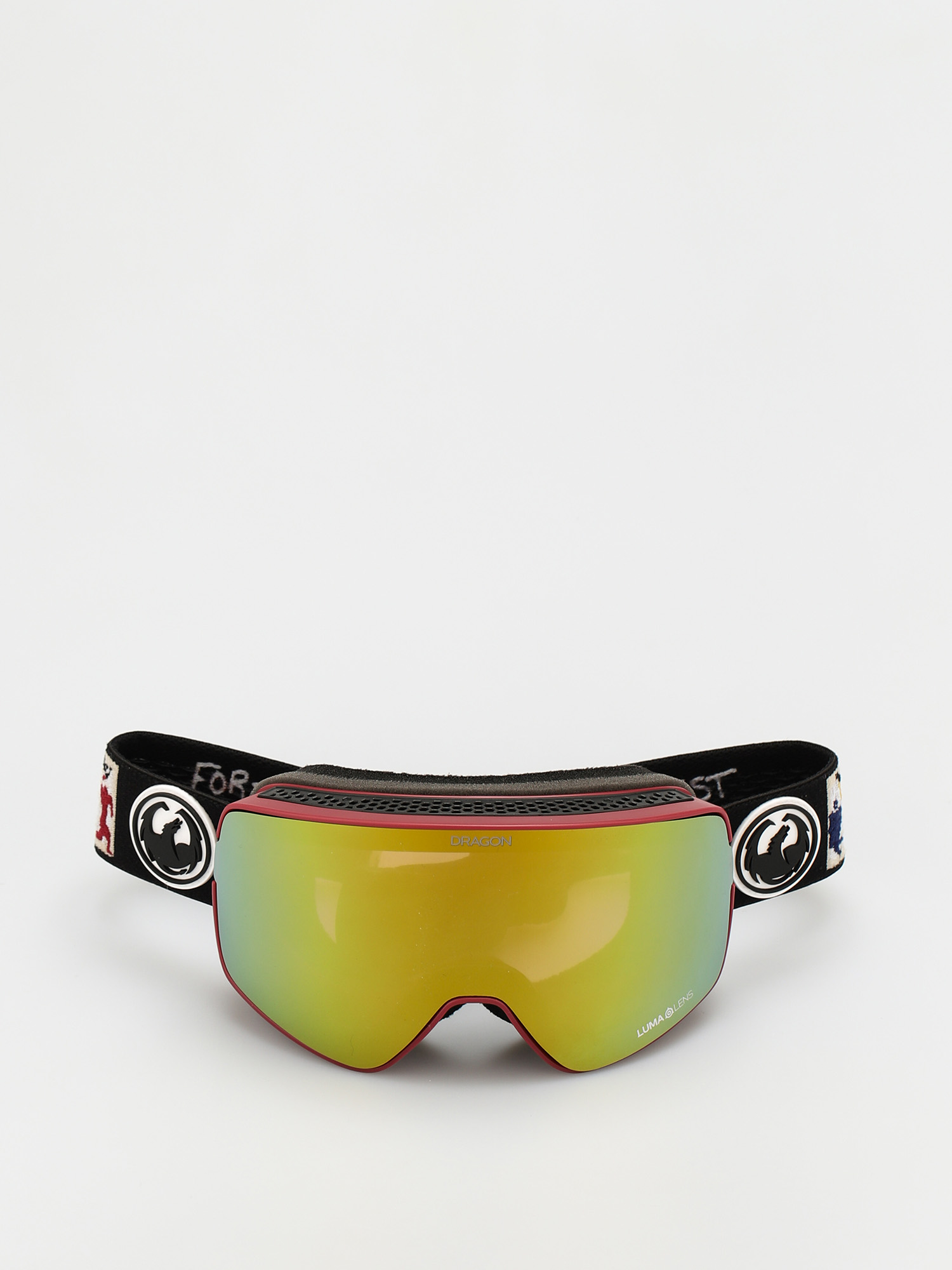 Gogle Dragon NFX2 (forest sig 20/ll gold ion/ll yellow)