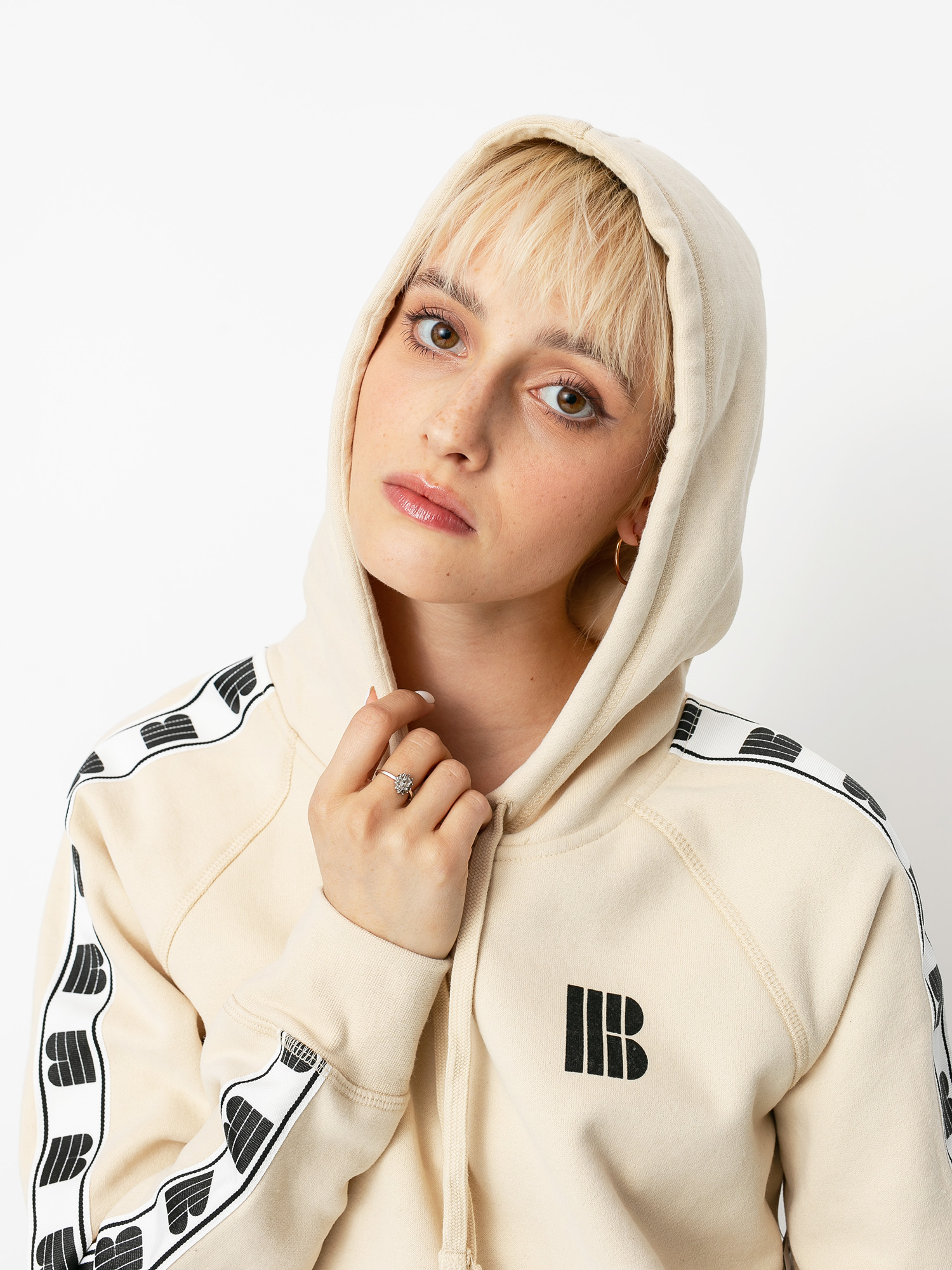 Bluza z kapturem Burton Lost Things HD Wmn (creme brulee)