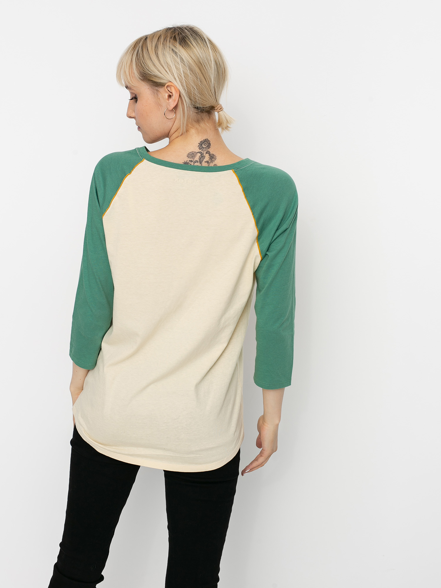 Longsleeve Burton Ashmore Raglan Wmn (creme brulee/frosty spruce)