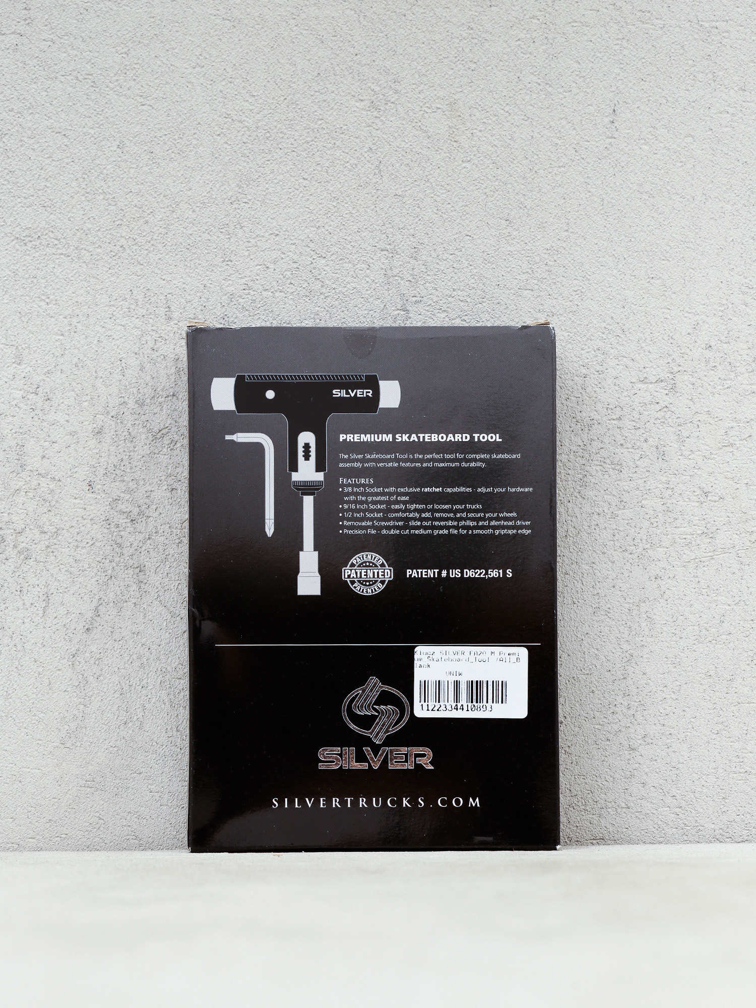 Klucz Silver Premium Skateboard Tool (all black)