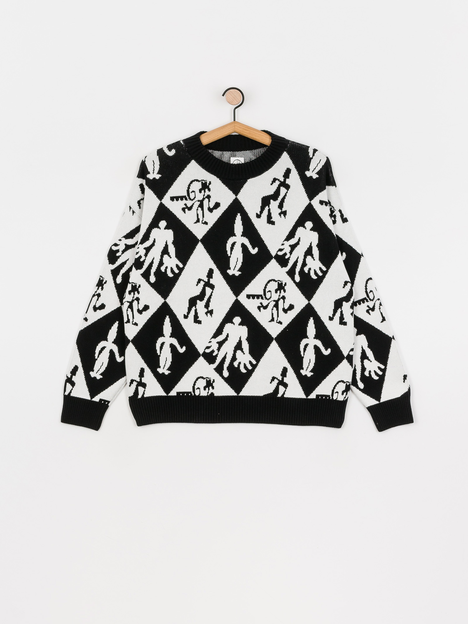 Sweter Polar Skate Emile Knit (black)