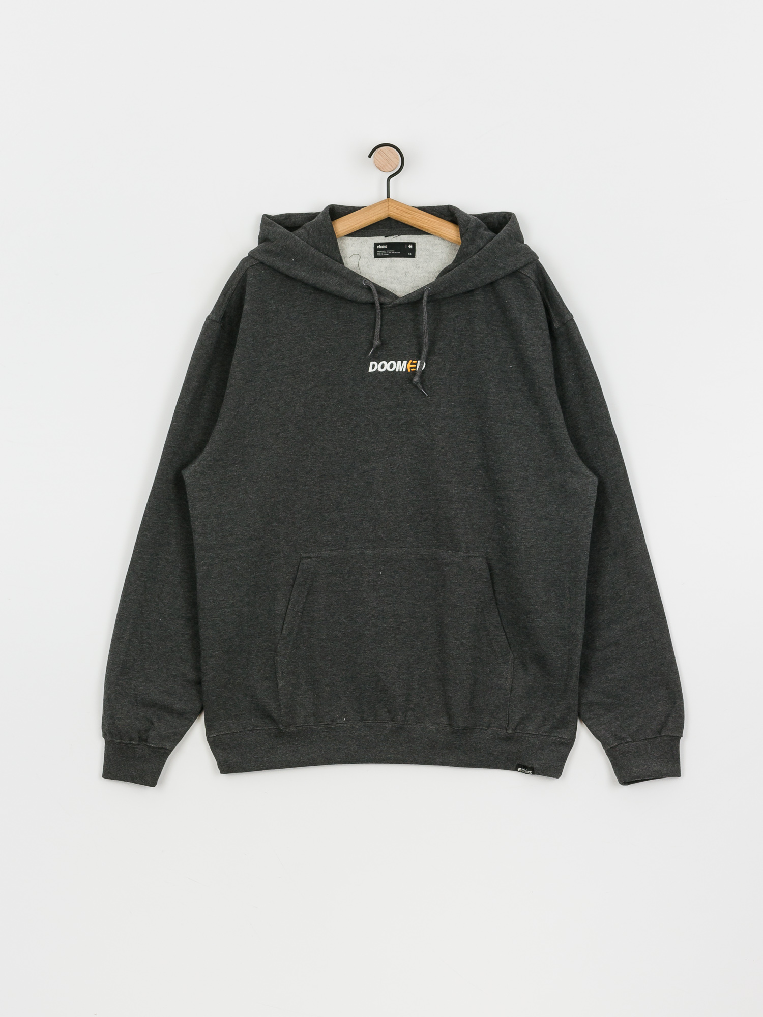 Bluza z kapturem Etnies Doomed HD (charcoal/heather)