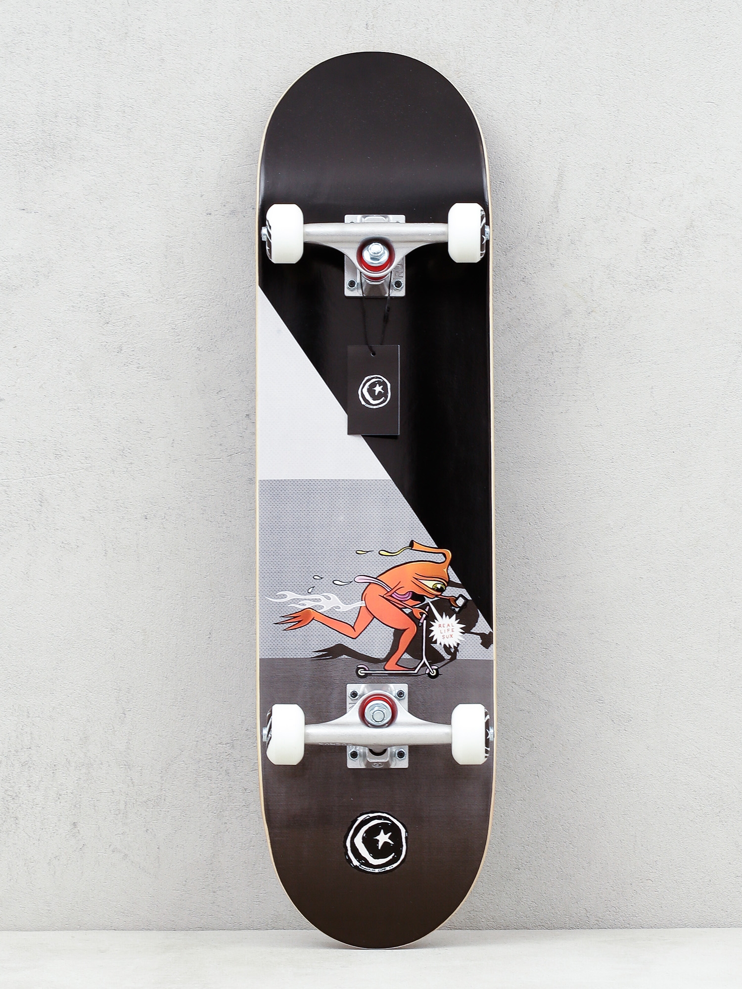 Deskorolka Foundation Templeton Push (black/grey)