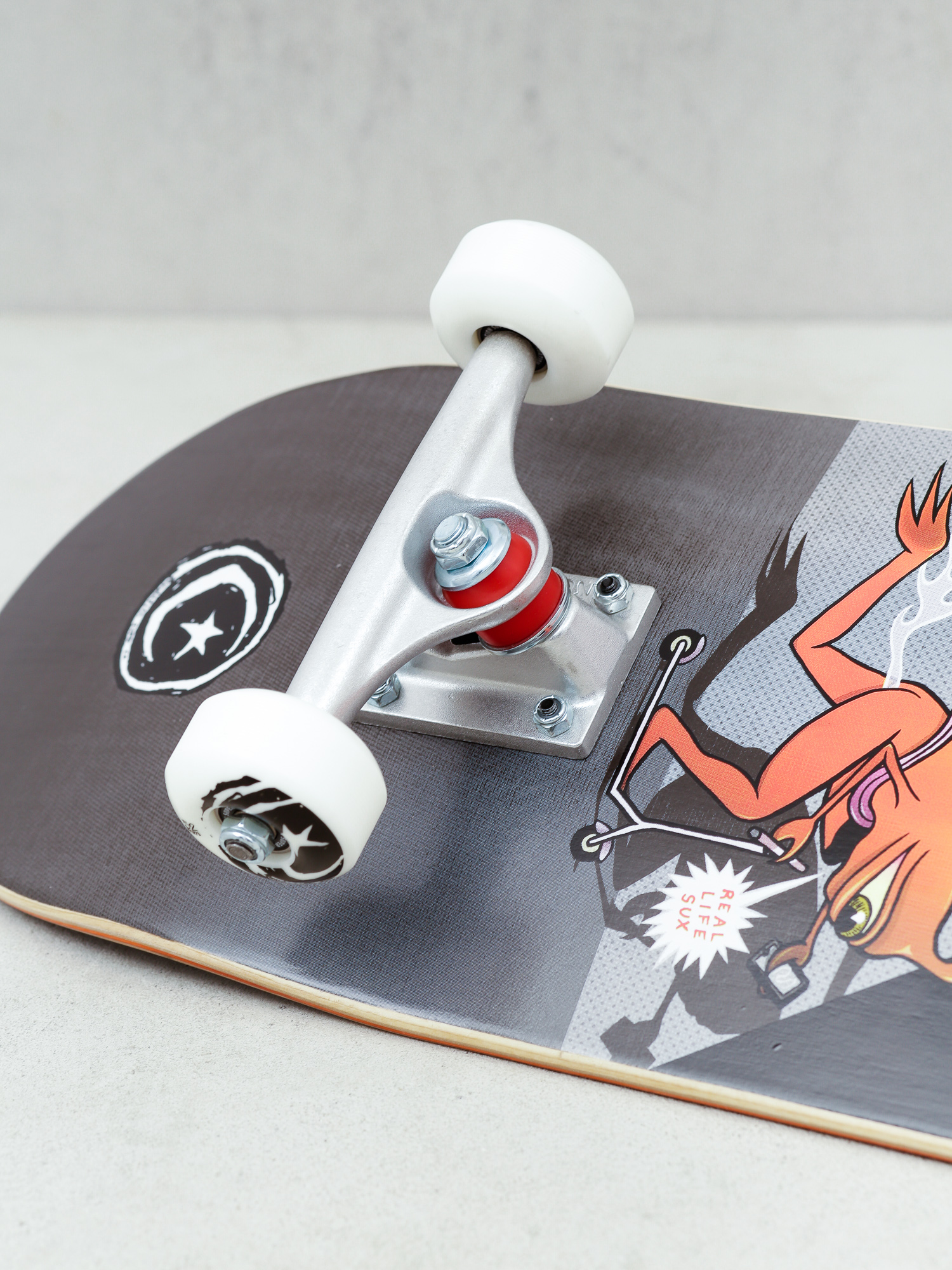 Deskorolka Foundation Templeton Push (black/grey)