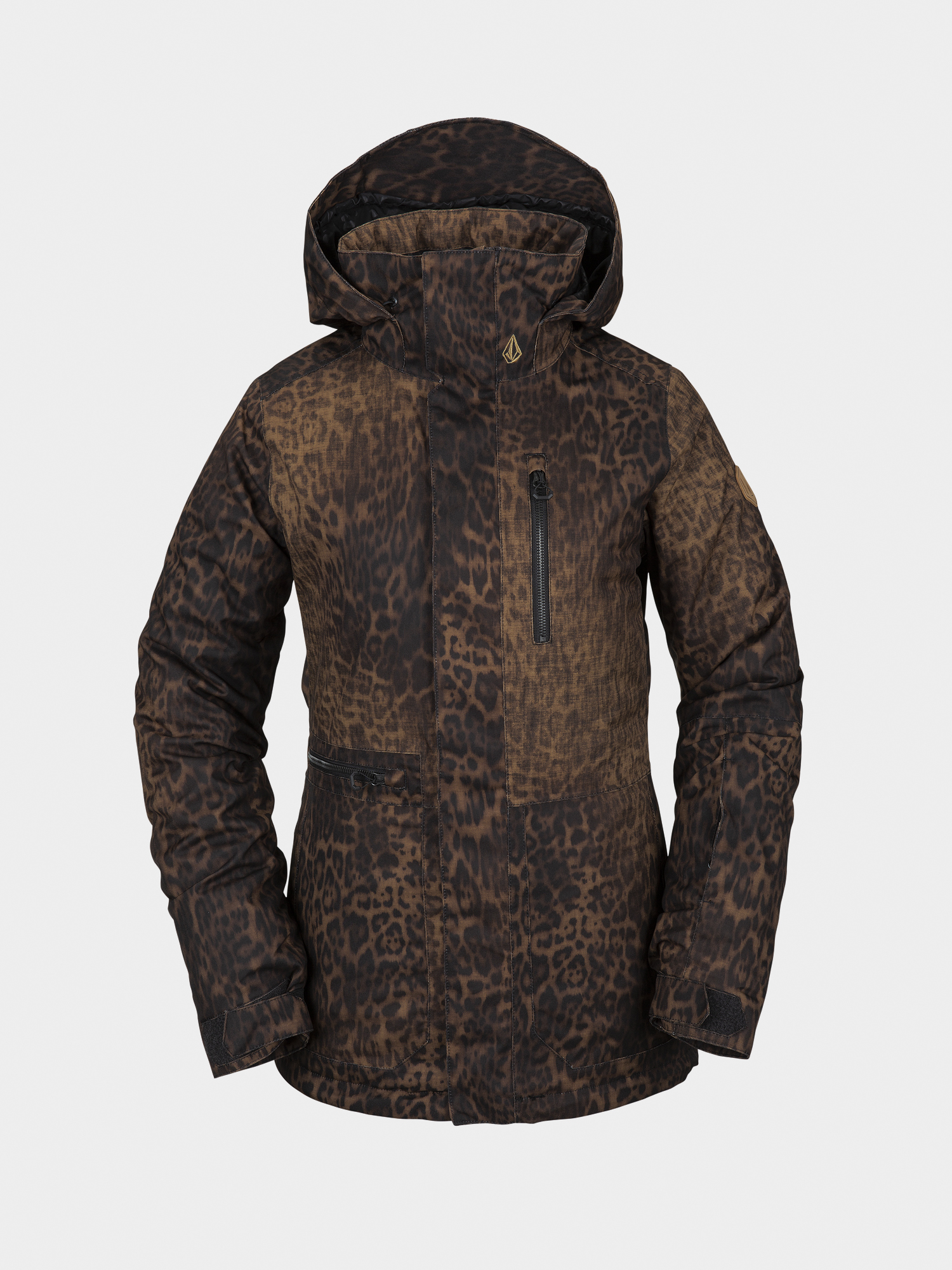 Damska Kurtka snowboardowa Volcom Shelter 3D Stretch (leopard)