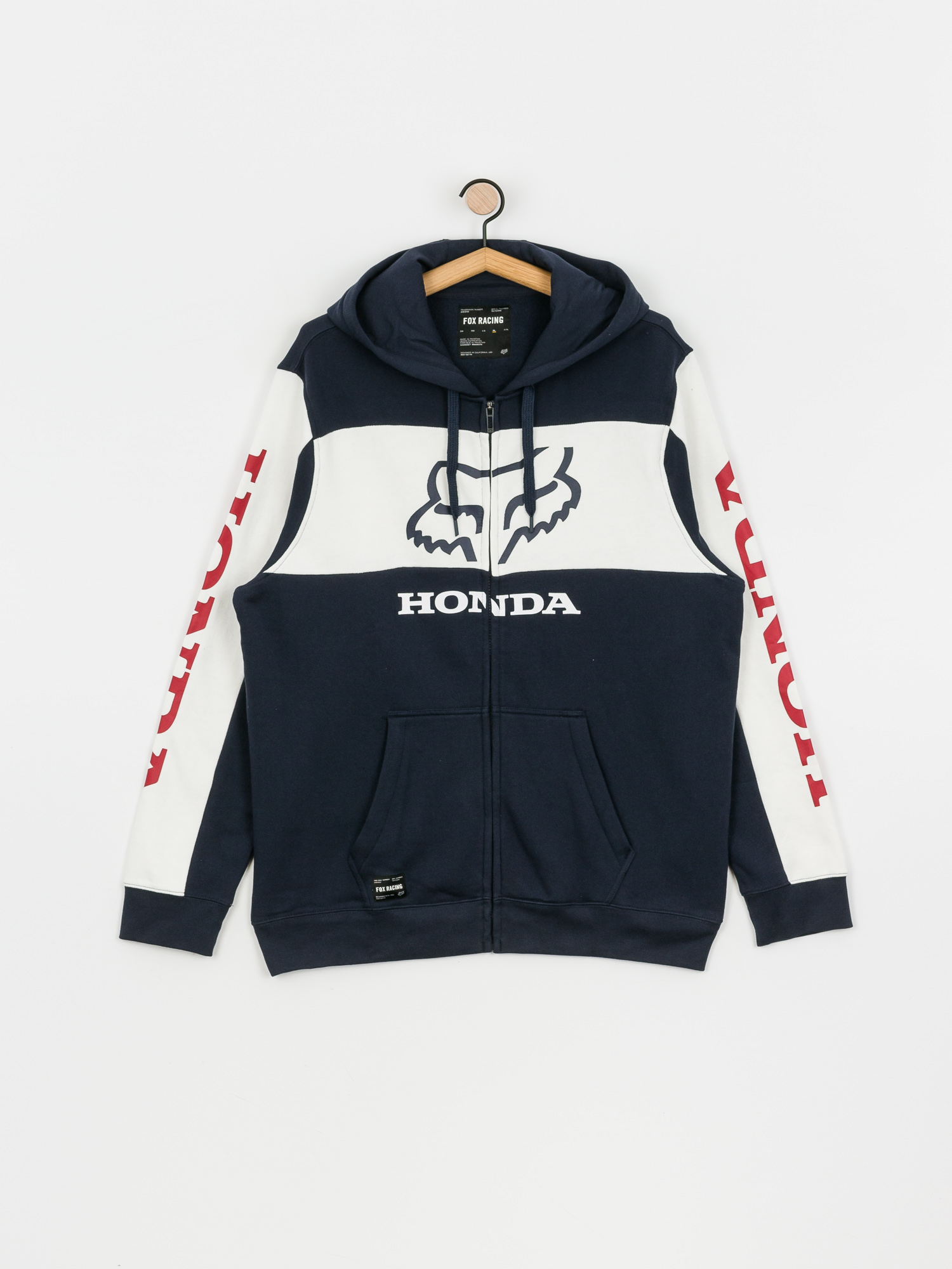 Bluza z kapturem Fox Honda HD (nvy/wht)