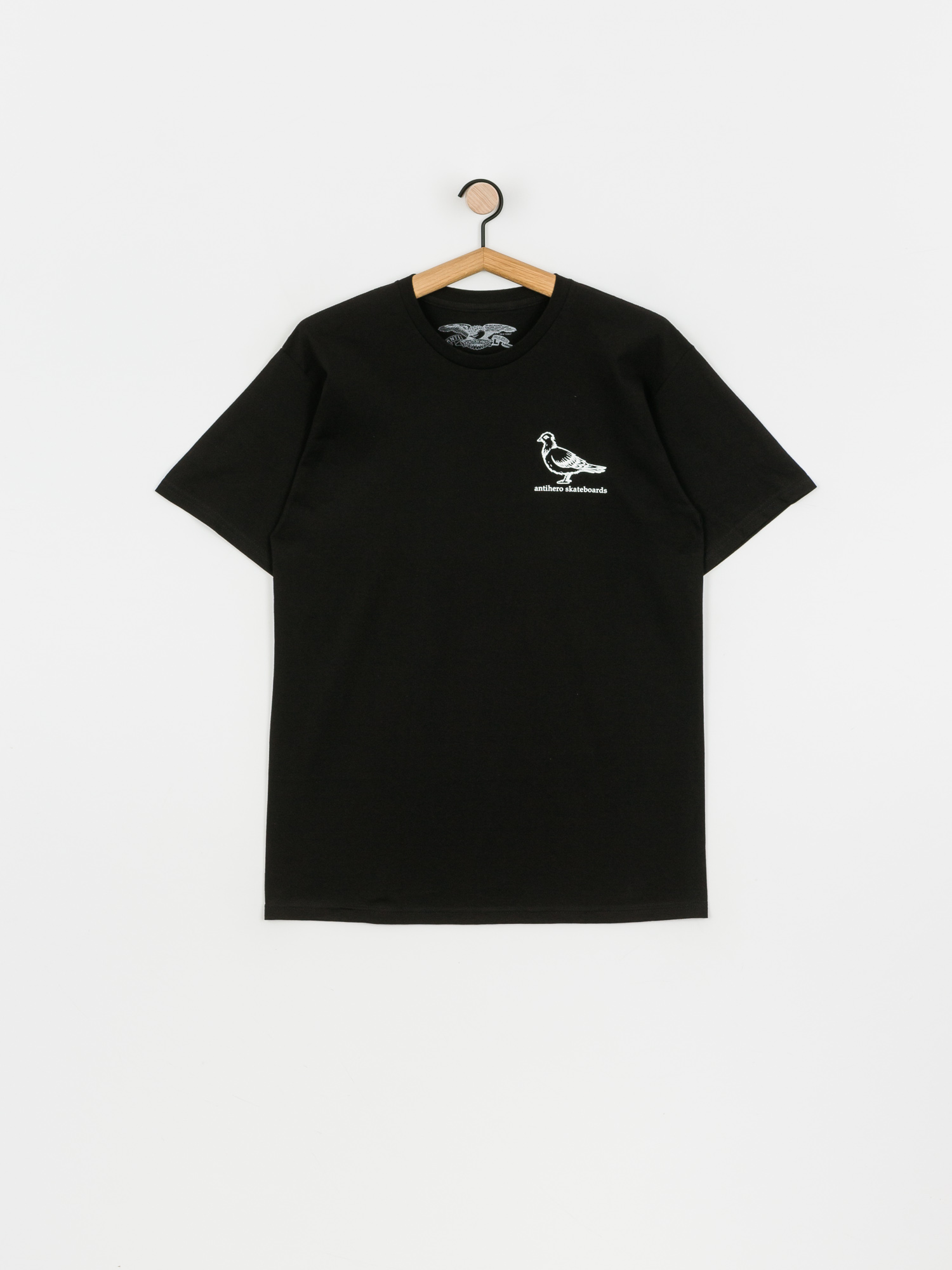 T-shirt Antihero Basic Pigeon (black/white)