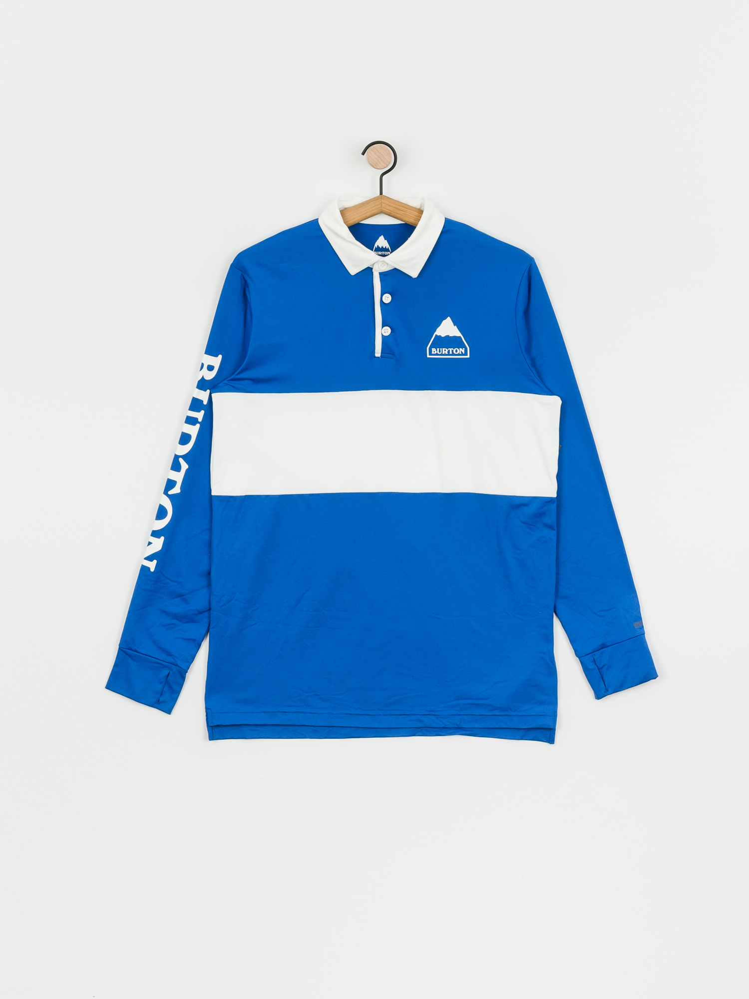 Męski Longsleeve aktywny Burton Midweight Rugby (lapis blue/stout white)