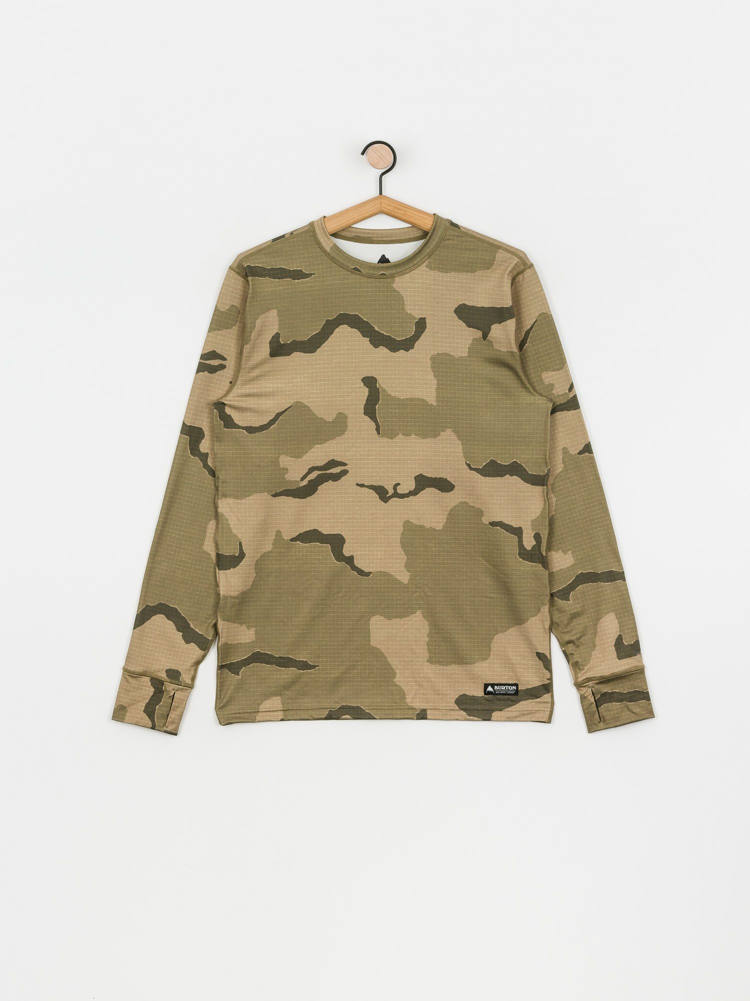 Męski Longsleeve aktywny Burton Midweight Base Layer Crew (barren camo)