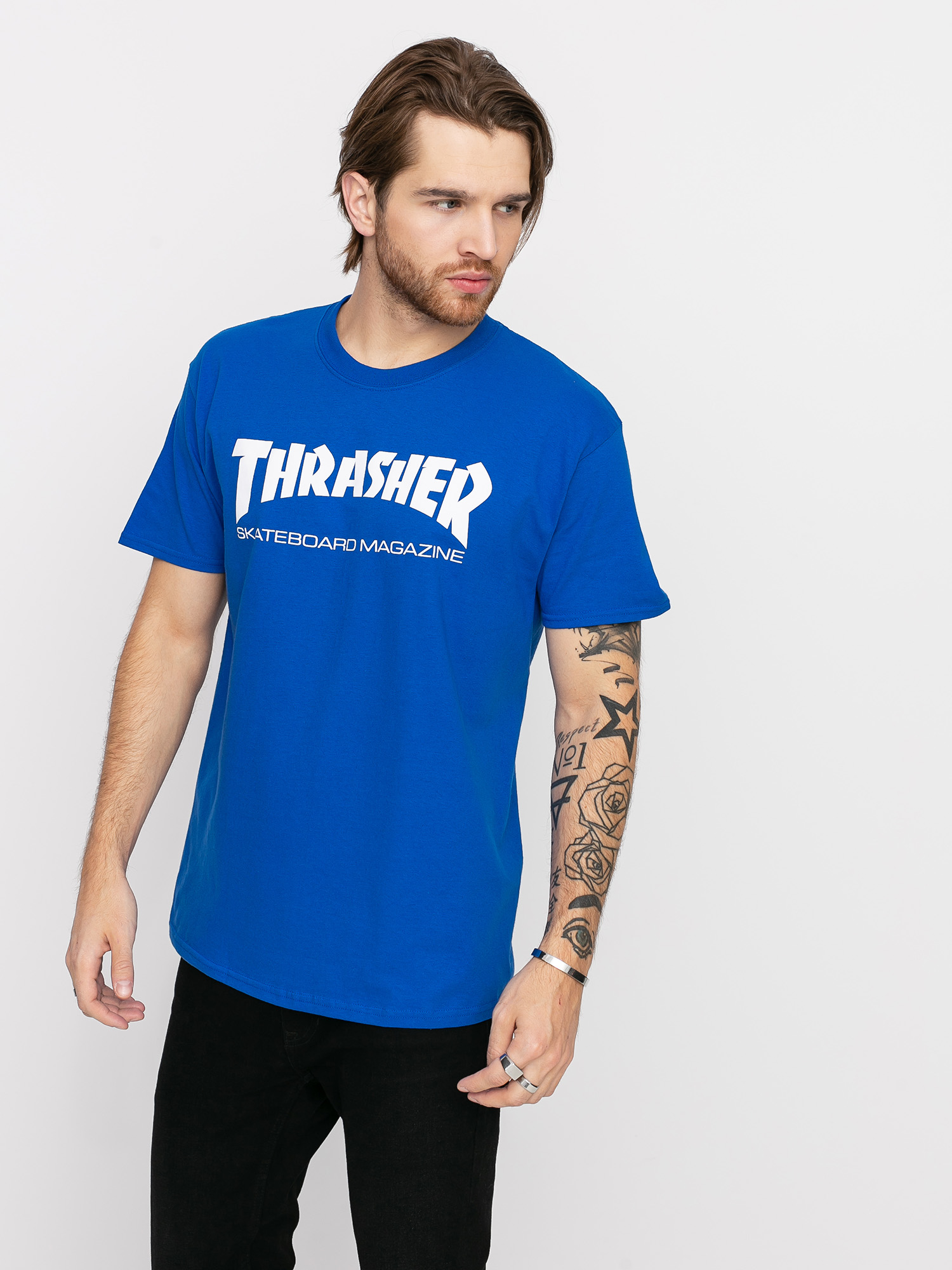 T-shirt Thrasher Skate Mag (royal)