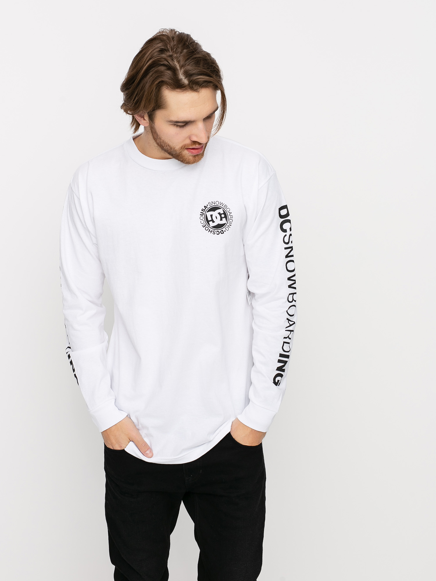 Longsleeve DC Snowboarding (white)