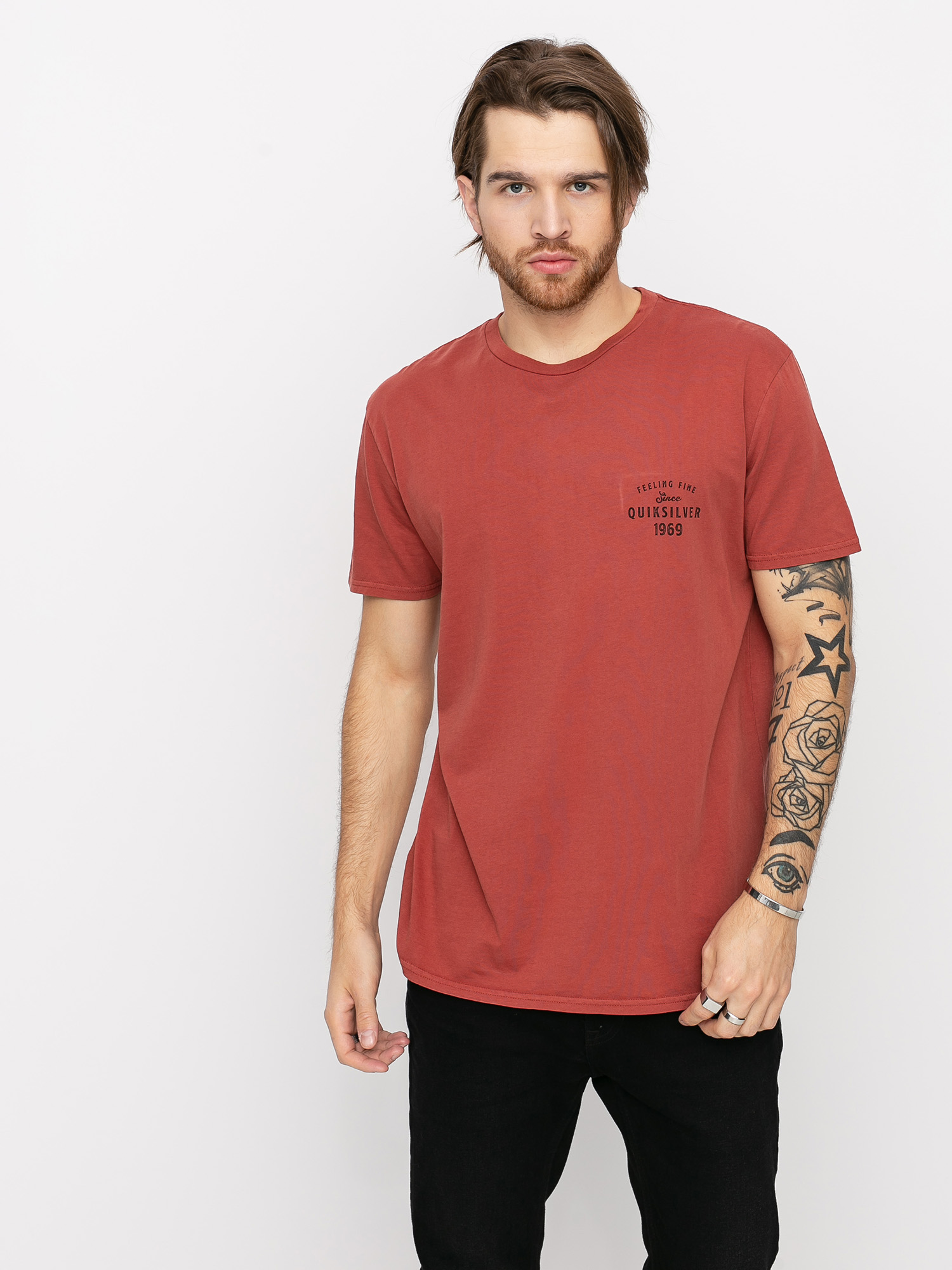 T-shirt Quiksilver Desert Trippn (henna)