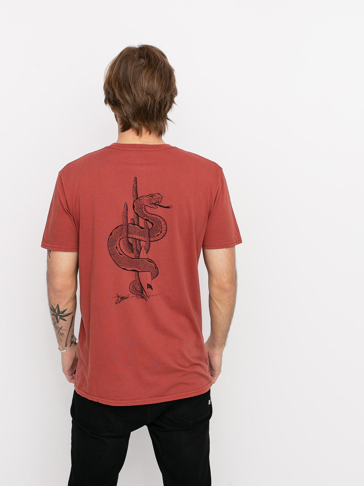 T-shirt Quiksilver Desert Trippn (henna)