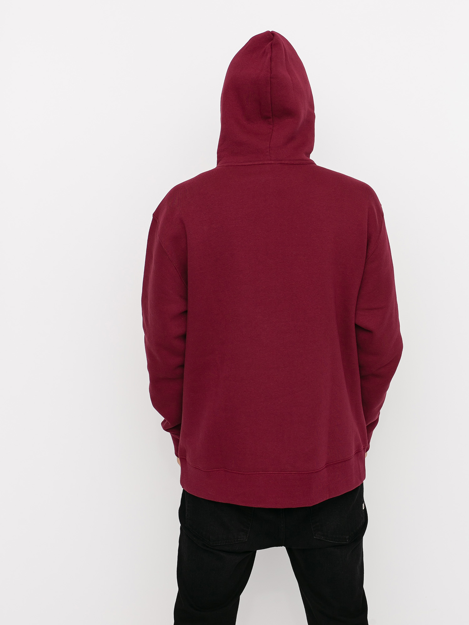 Bluza z kapturem Nike SB Icon HD (dark beetroot/chile red)